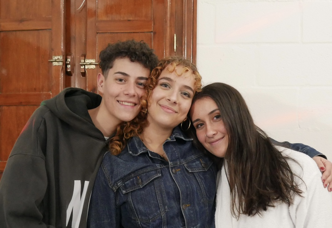 My host siblings (who I love and miss very much) and I 