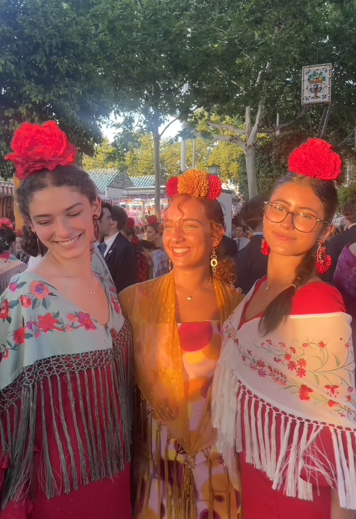 My friends and I during Feria 