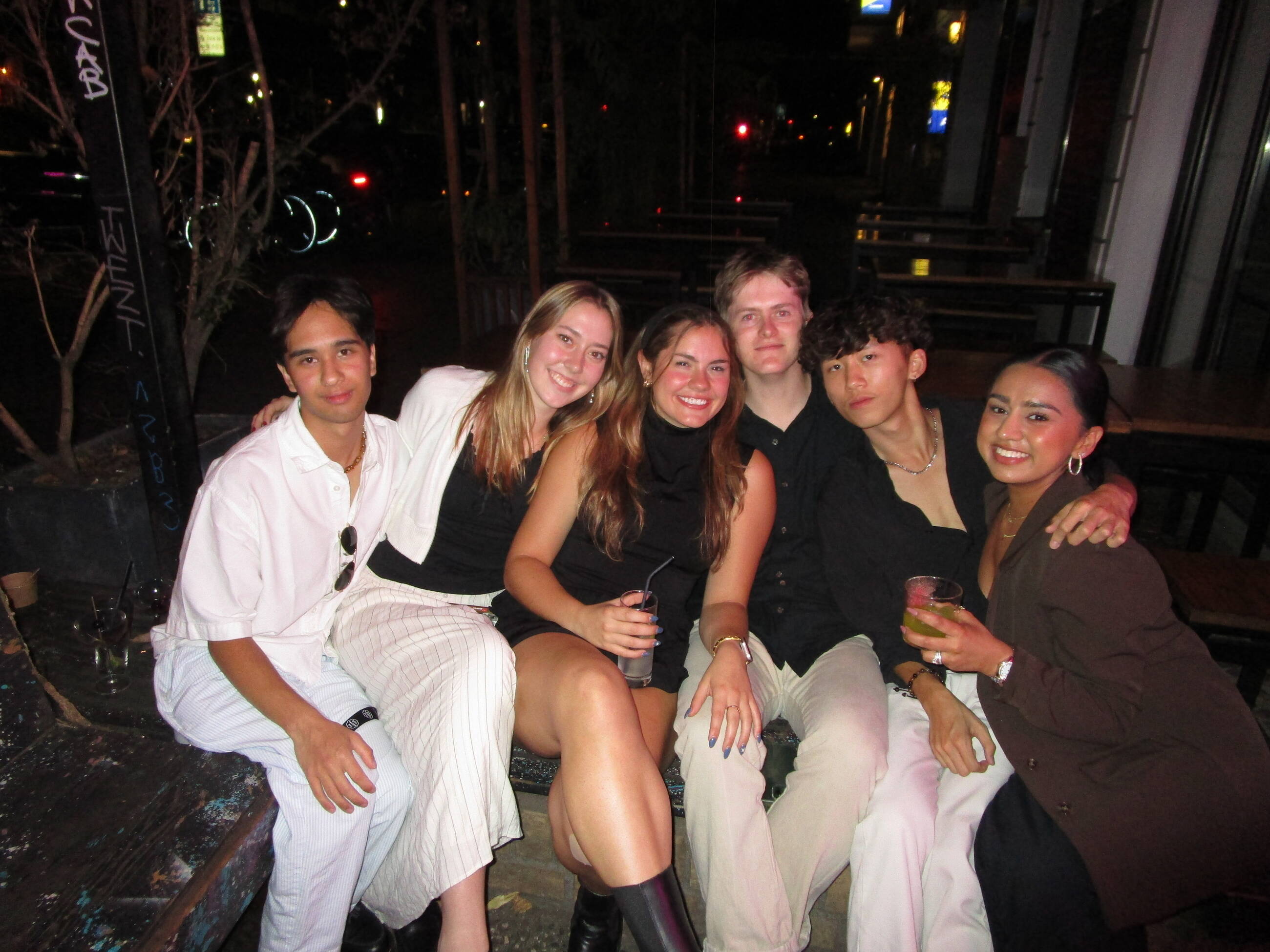 Black and white theme night with my friends