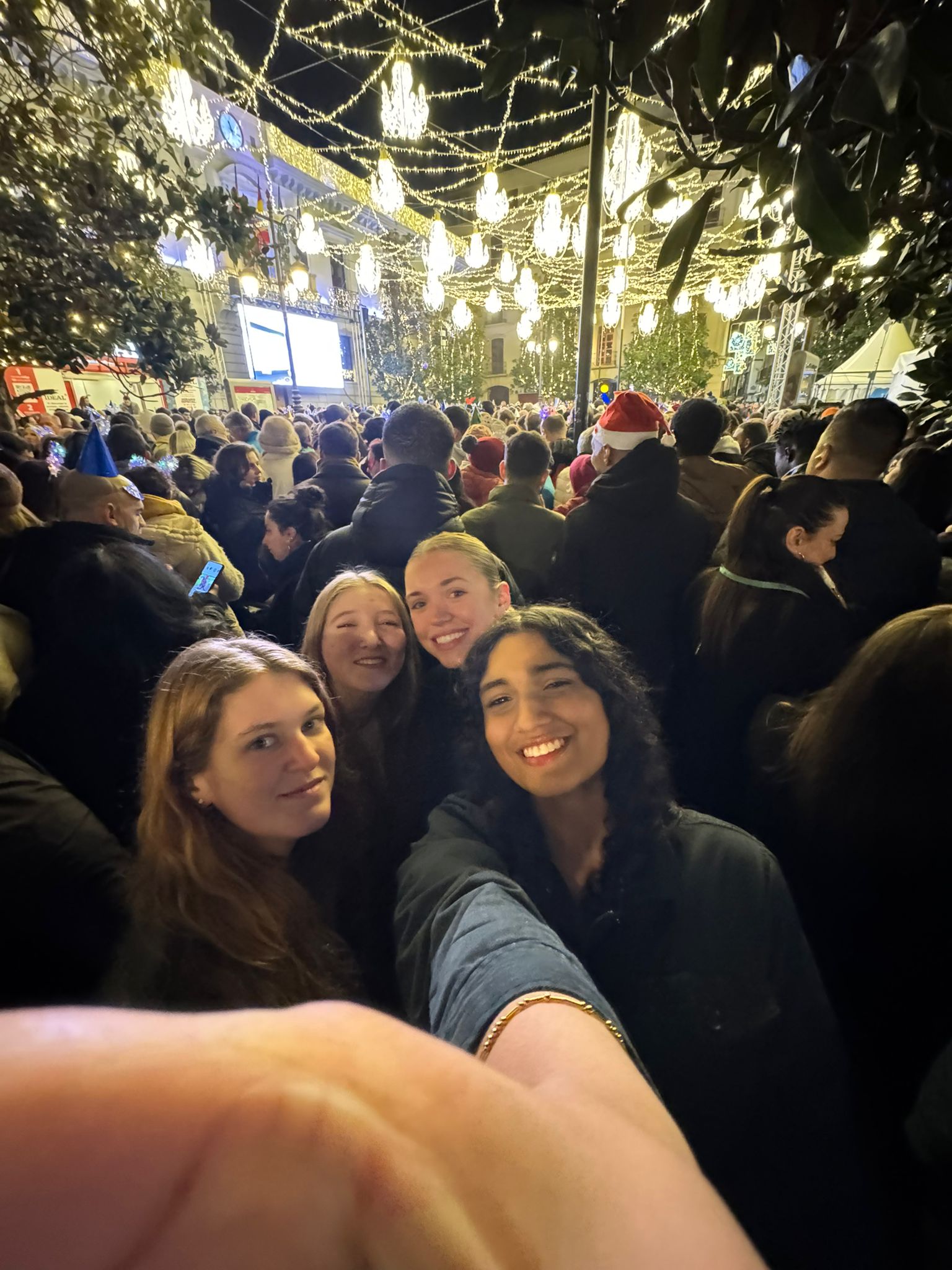 New Year’s Eve in the shining city square!