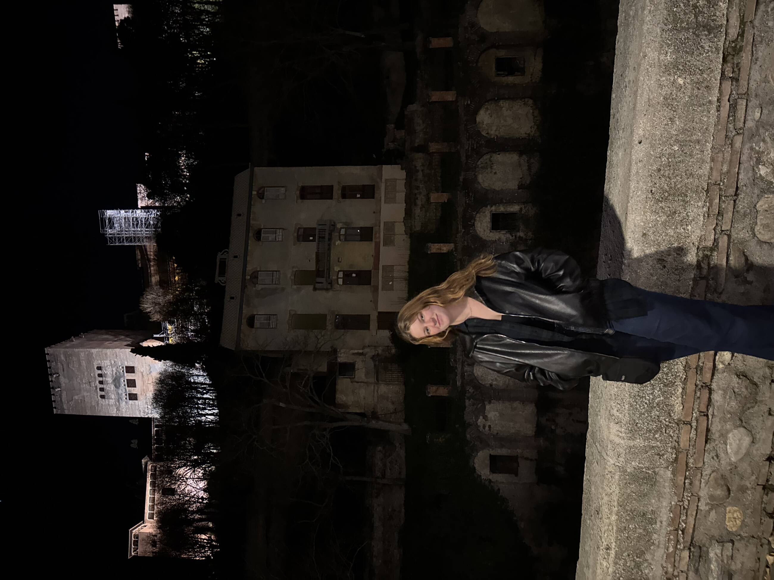 Nighttime walk near the Alhambra