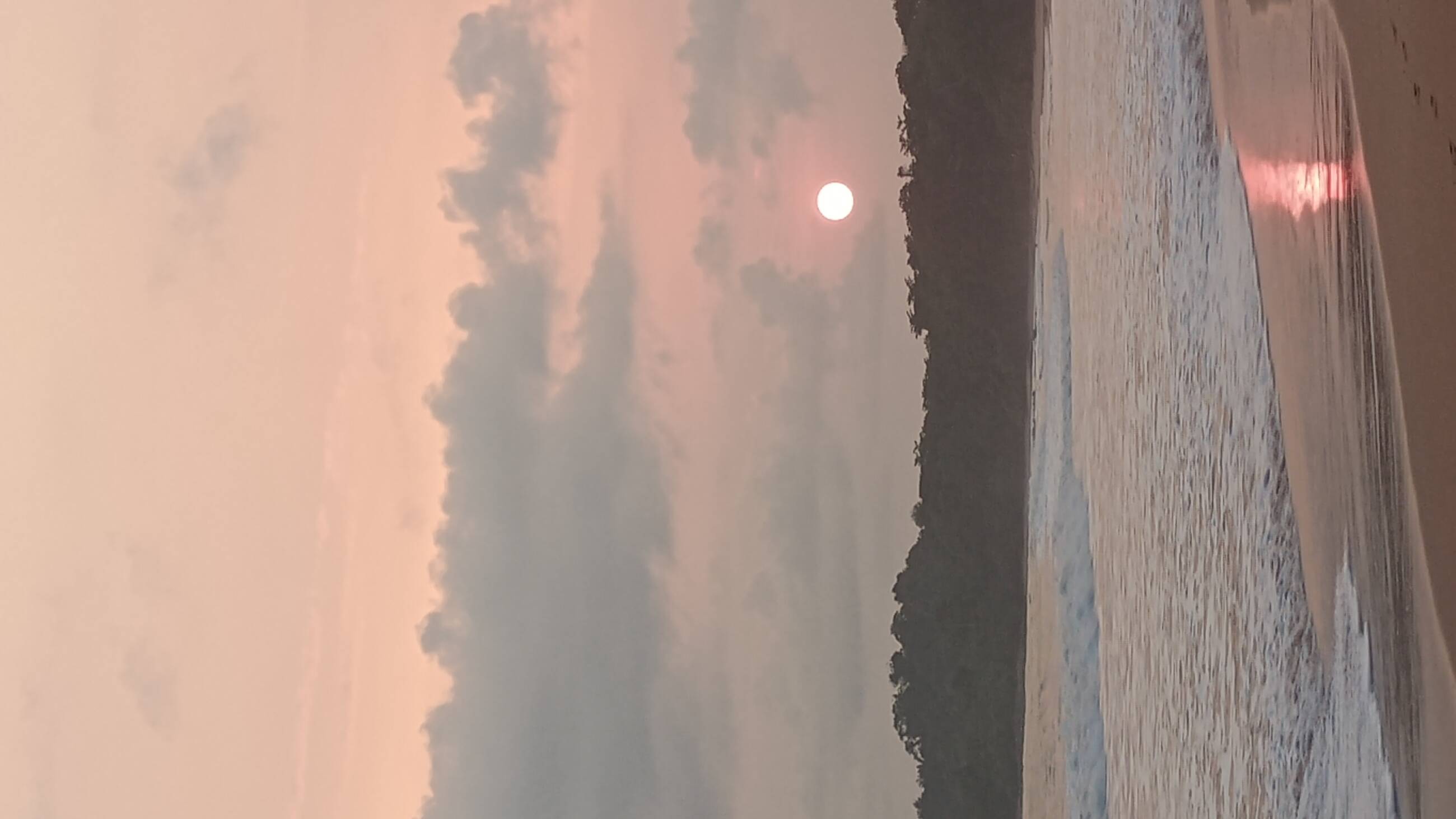 the beach