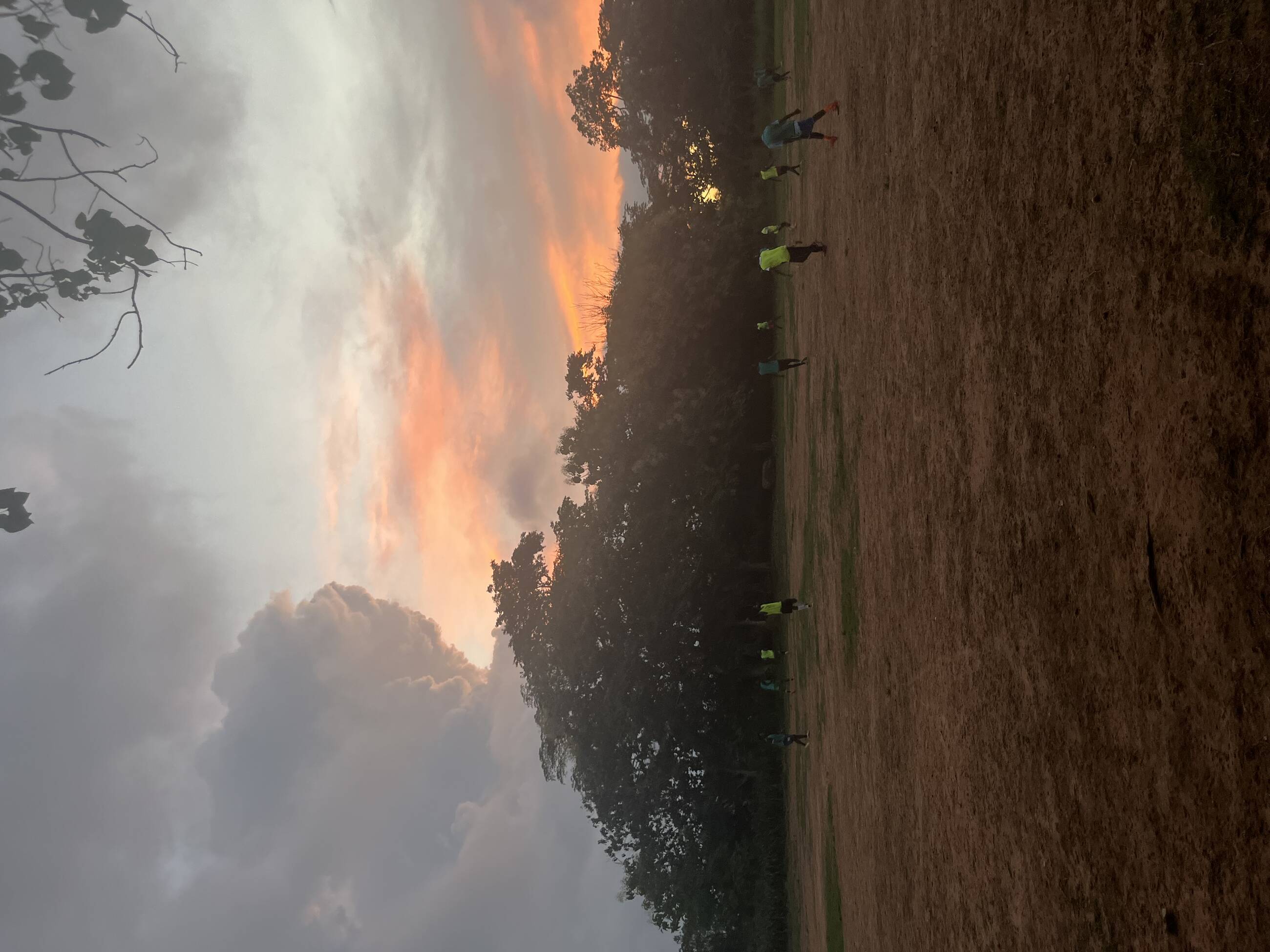 Playing Football with Local Academy 
