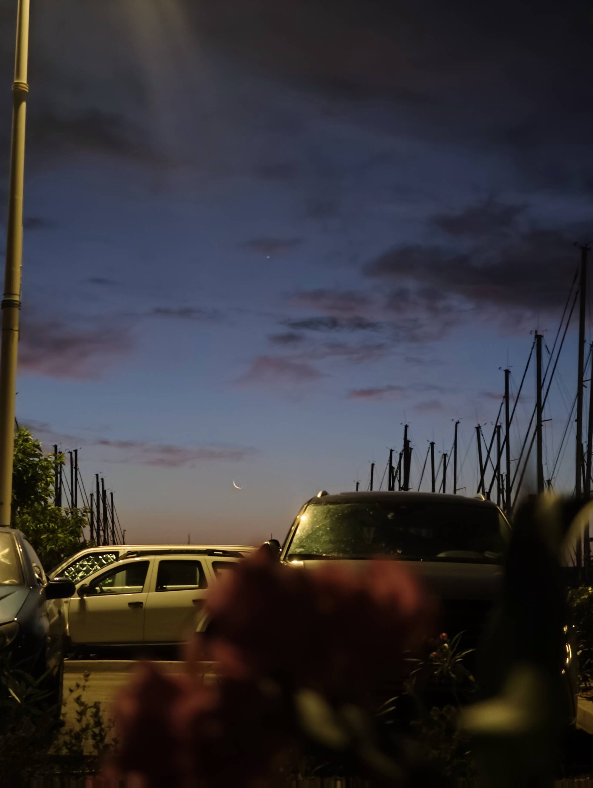At evening time