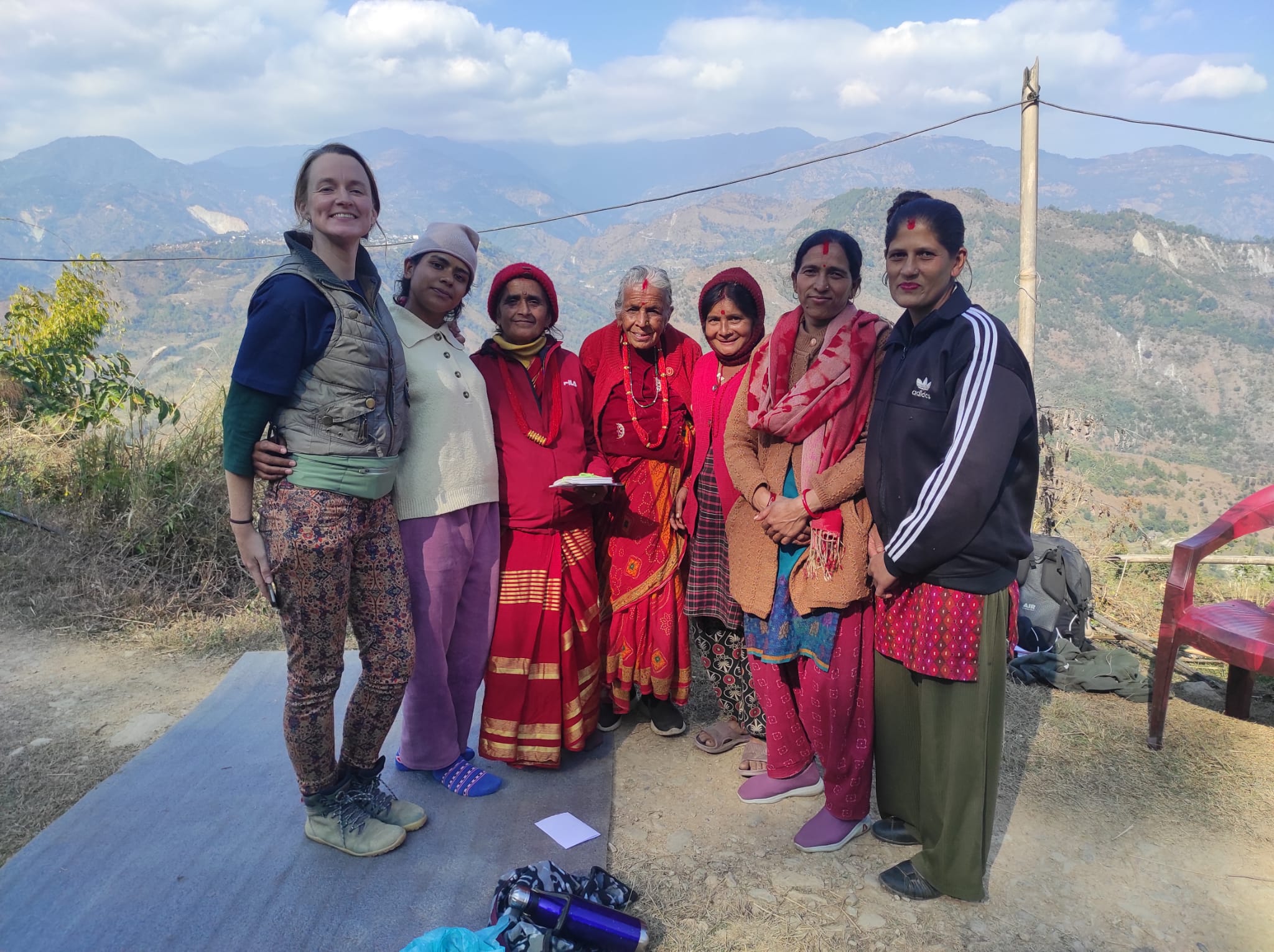 One of 10 womens groups who participated in the Emotional Resilience workshop