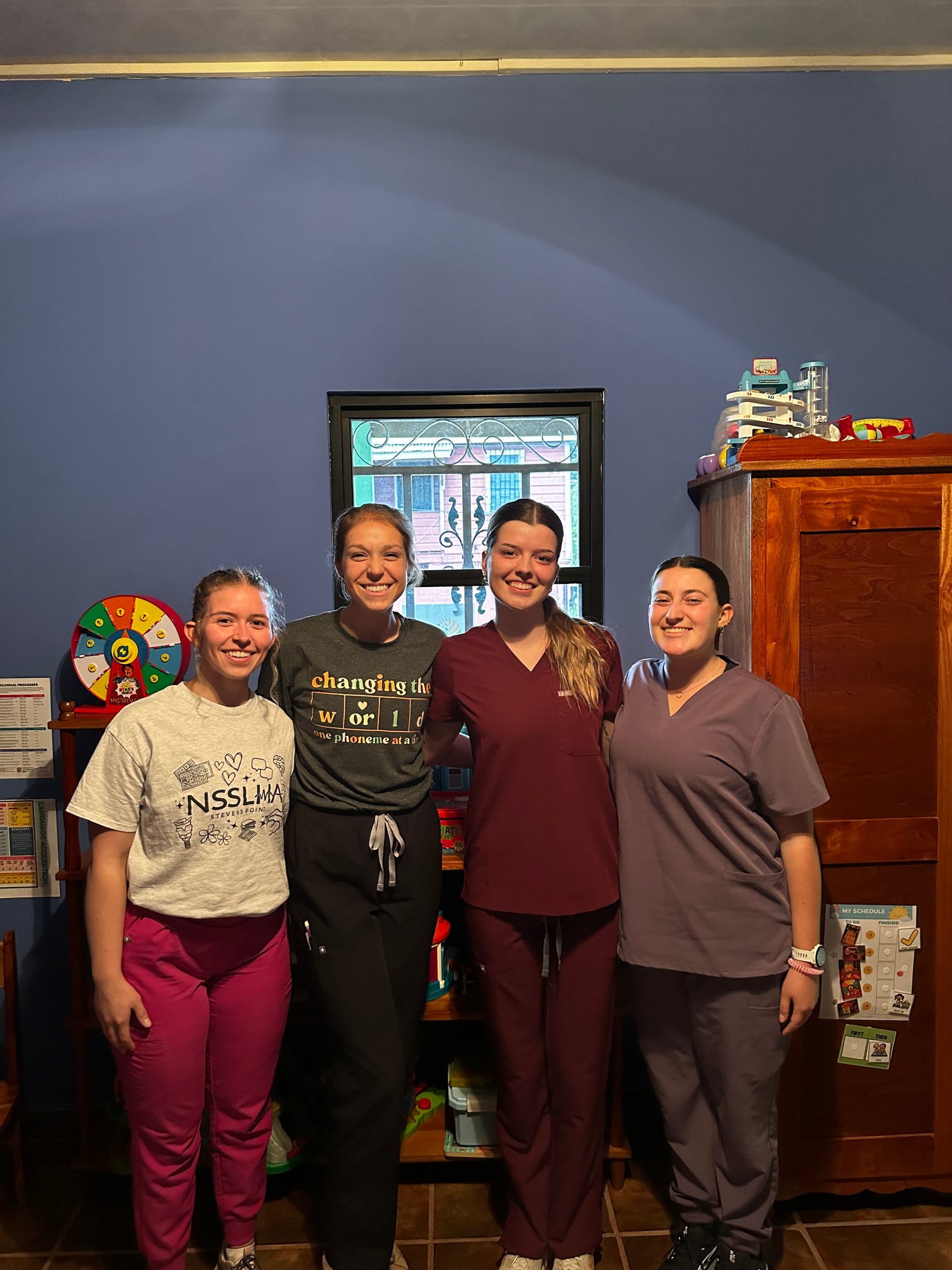 Our group in the clinic 