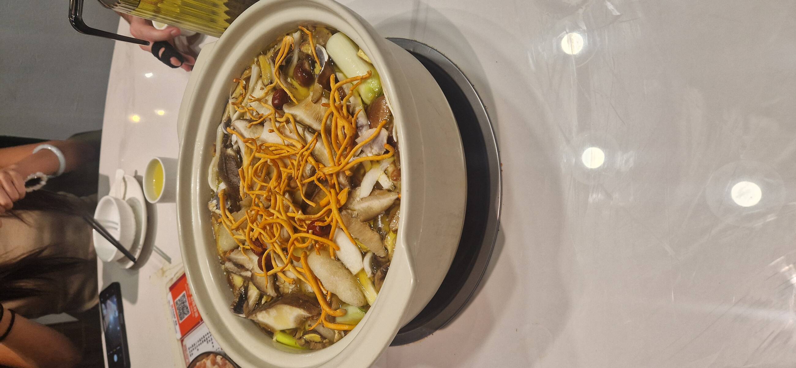 Mushrooms hotpot