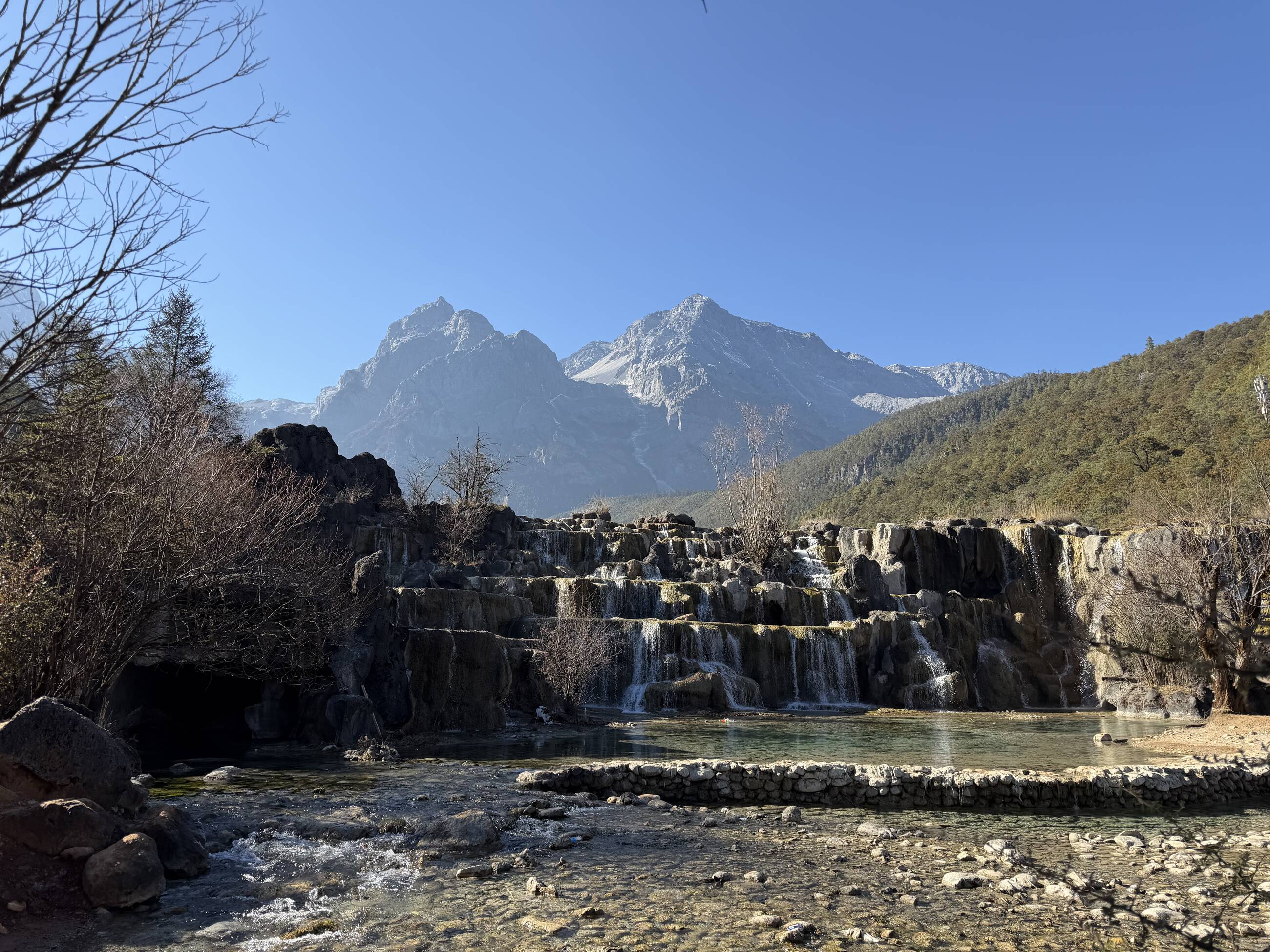 View of the Jade Dragon Snow Mountain