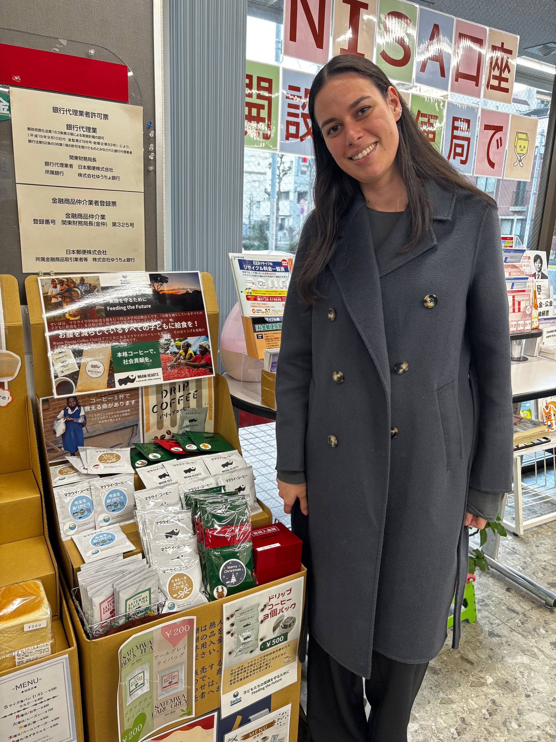 Selling coffee through Seibo Japan