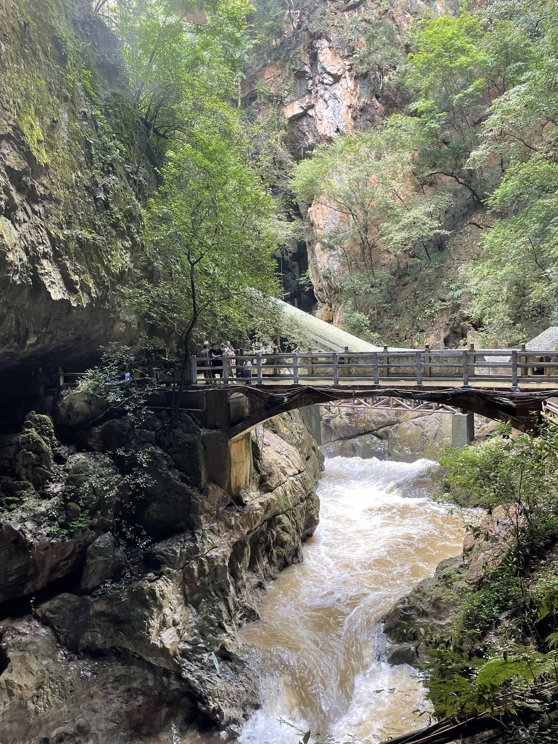 River leading up to the Juxian caves
