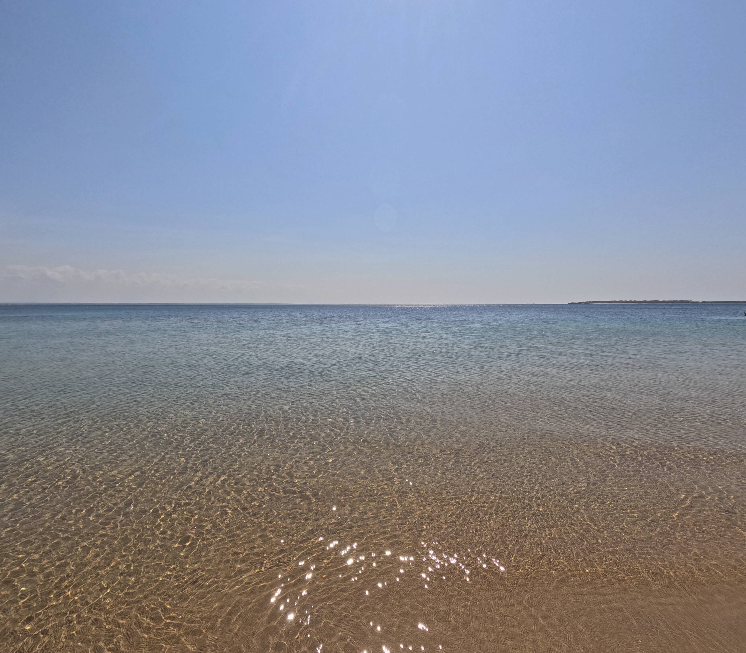 Beautiful water in Msimbati beach
