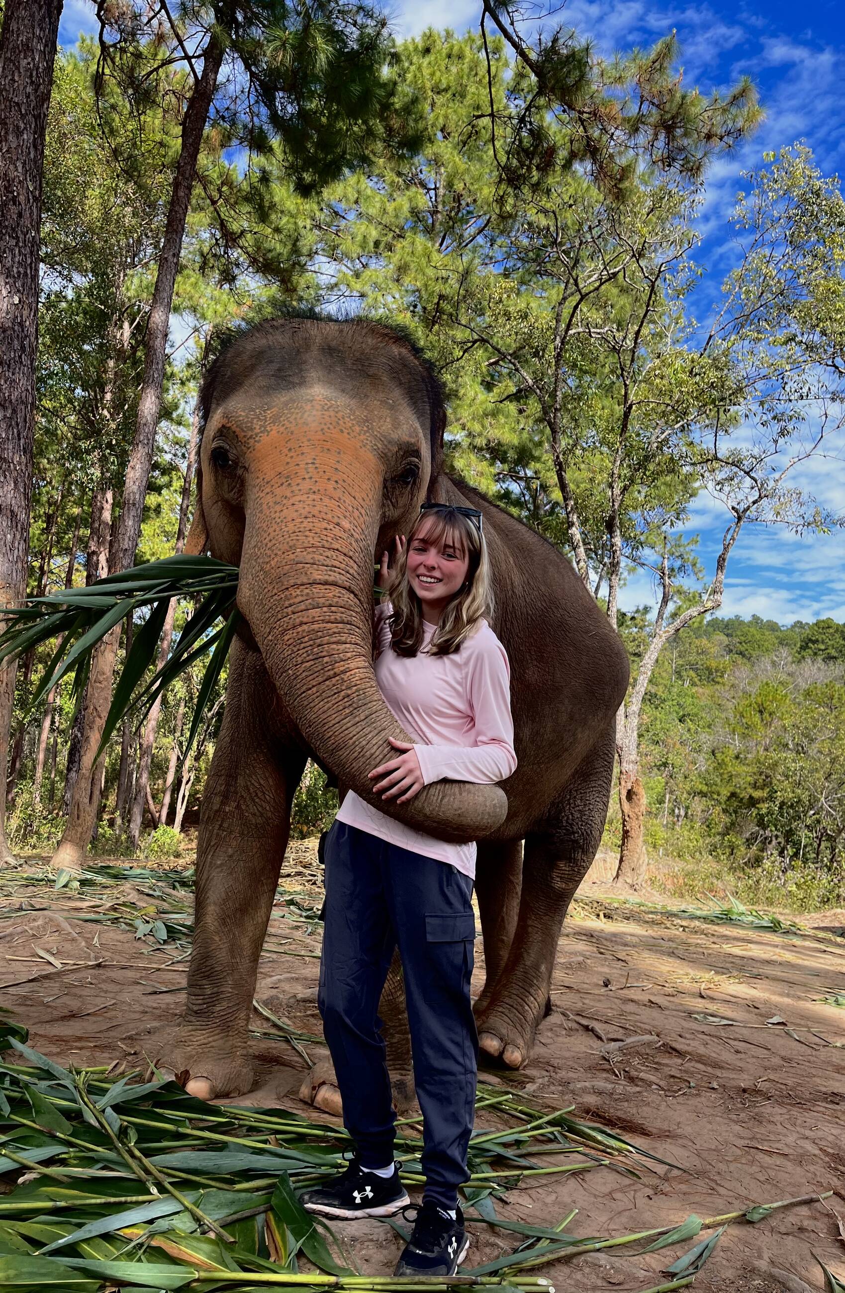 Me with an elephant!
