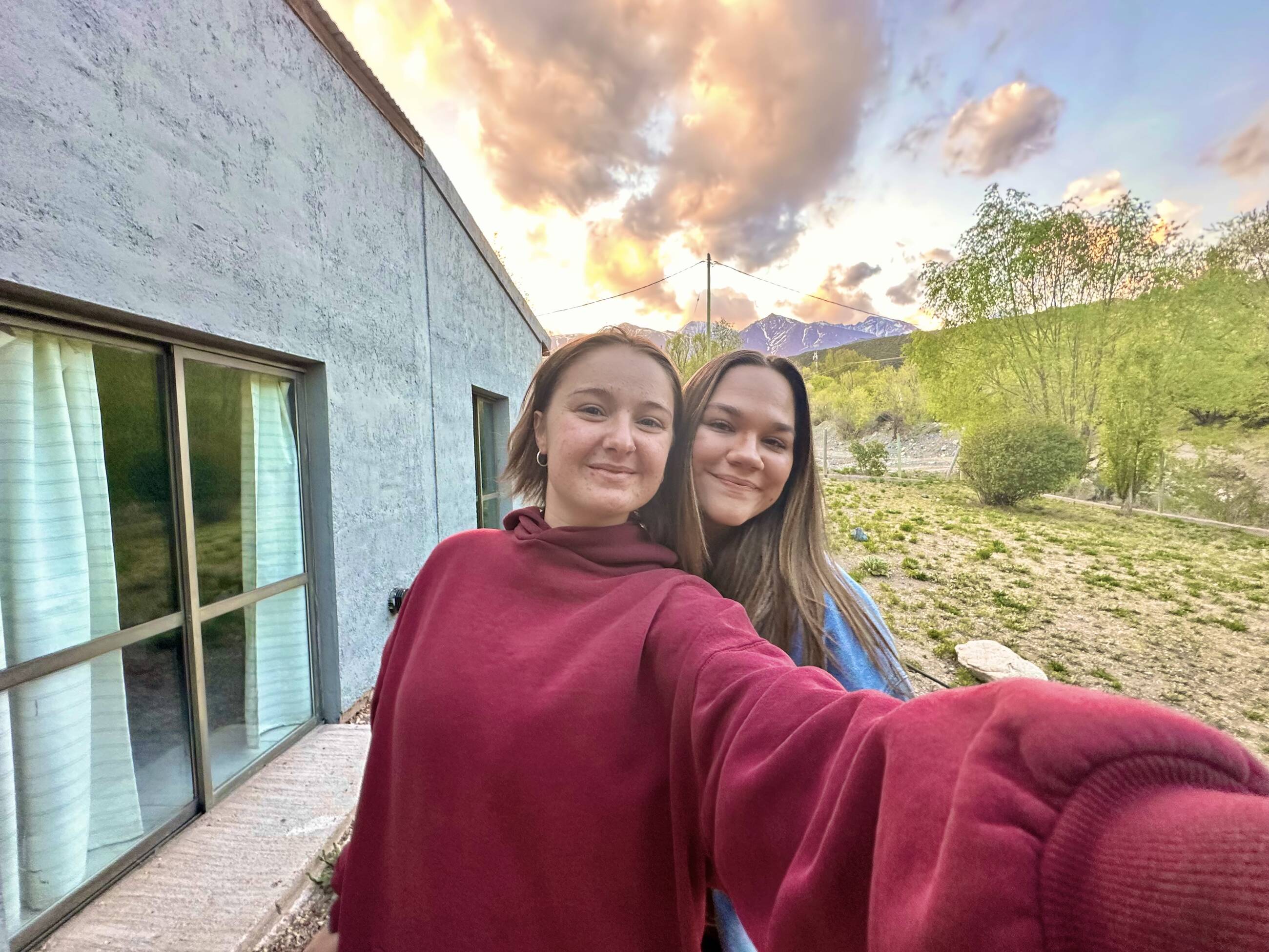 The other API student, Eva, and I in Potrerillos