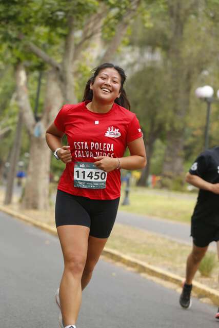 Running a 10k race in Santiago 
