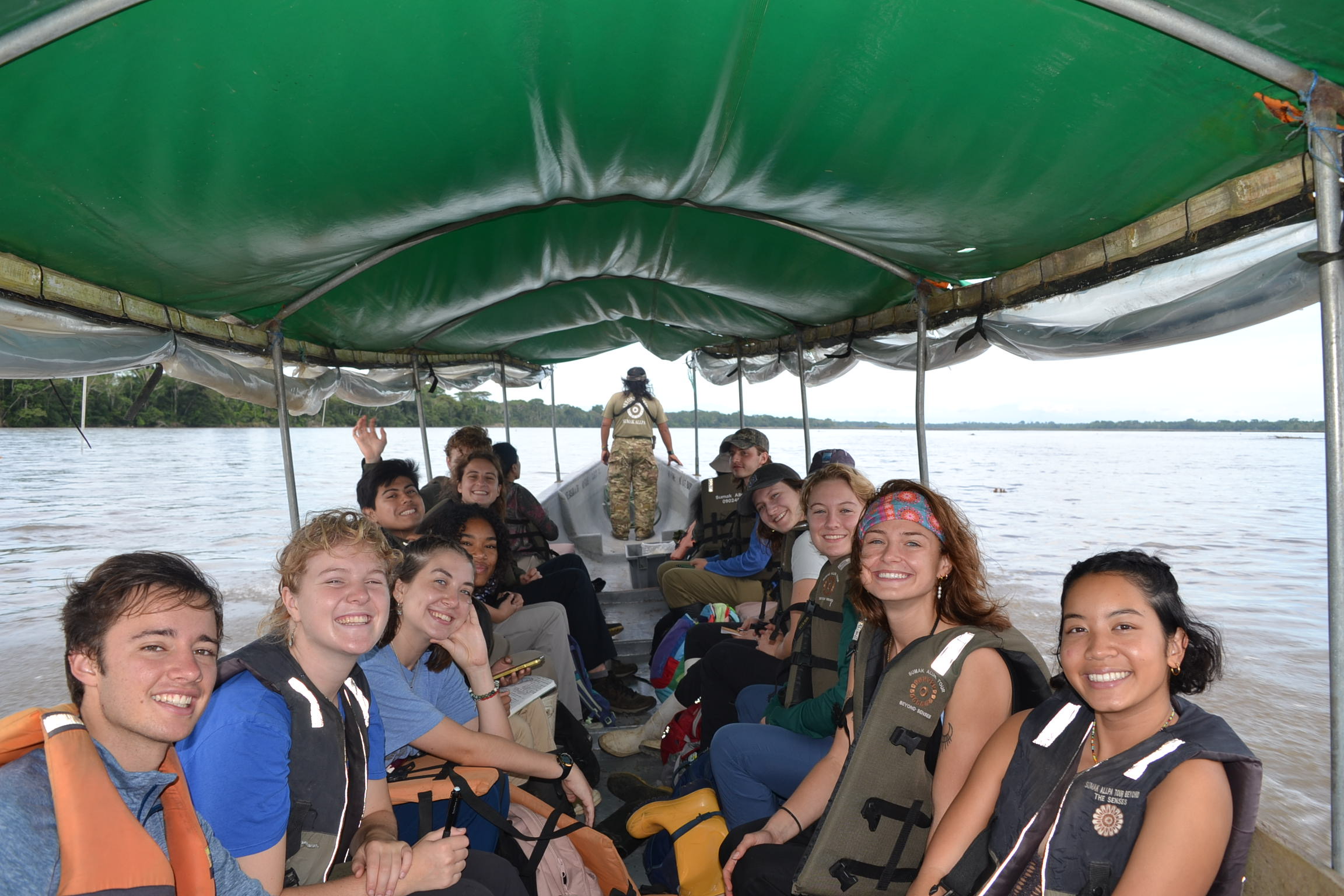 Time on the boat in the Amazon! 