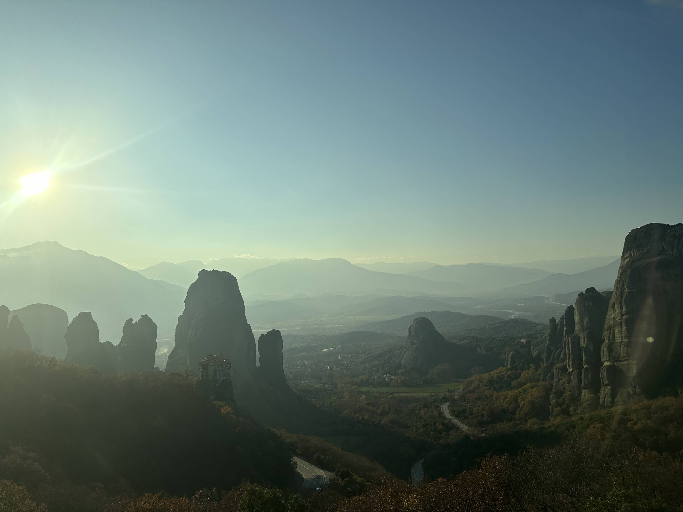 A view from the geological phenomenon of Meteora, of my whole life this is one of my favorites views