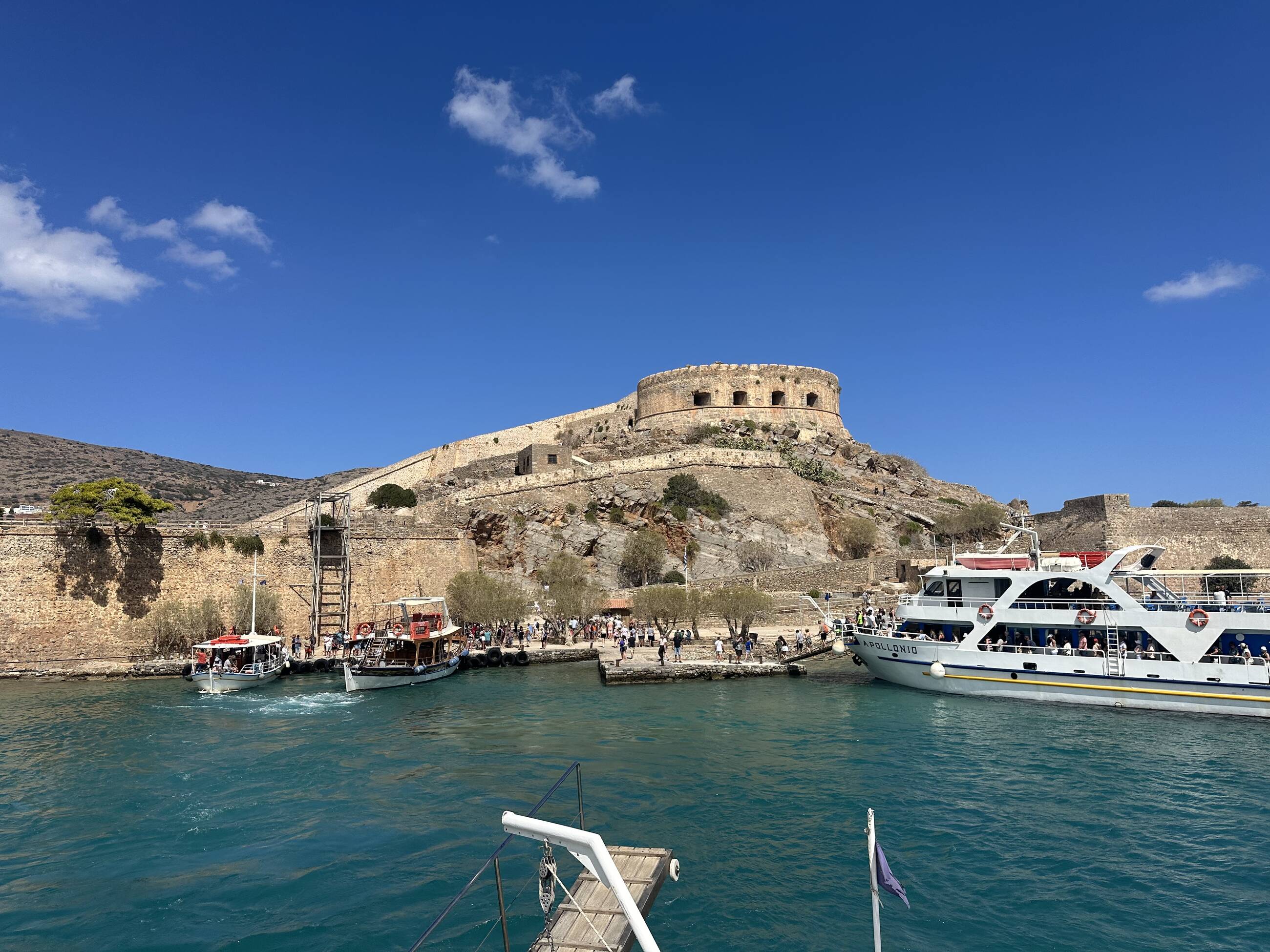 The island fortress of Spinalonga in Crete, one of my favorite places I visted.