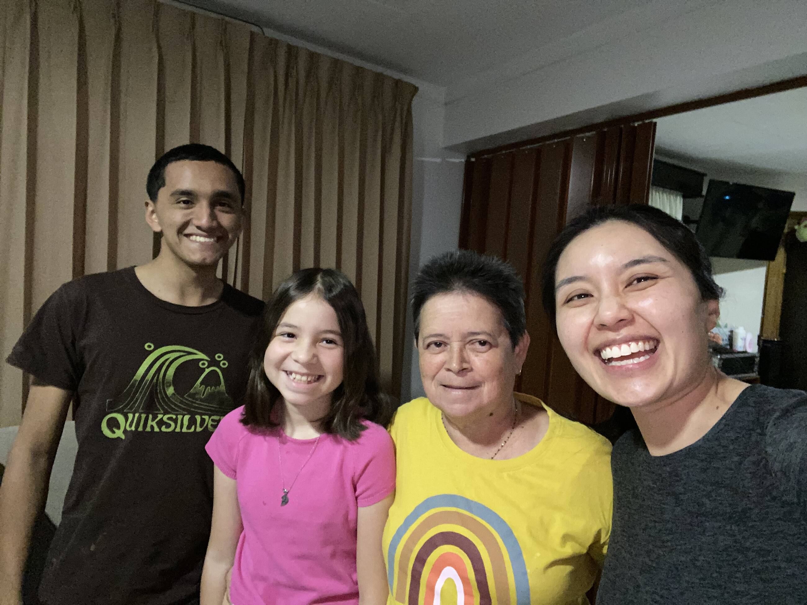 I got to practice speaking every night during dinner with my great host family!