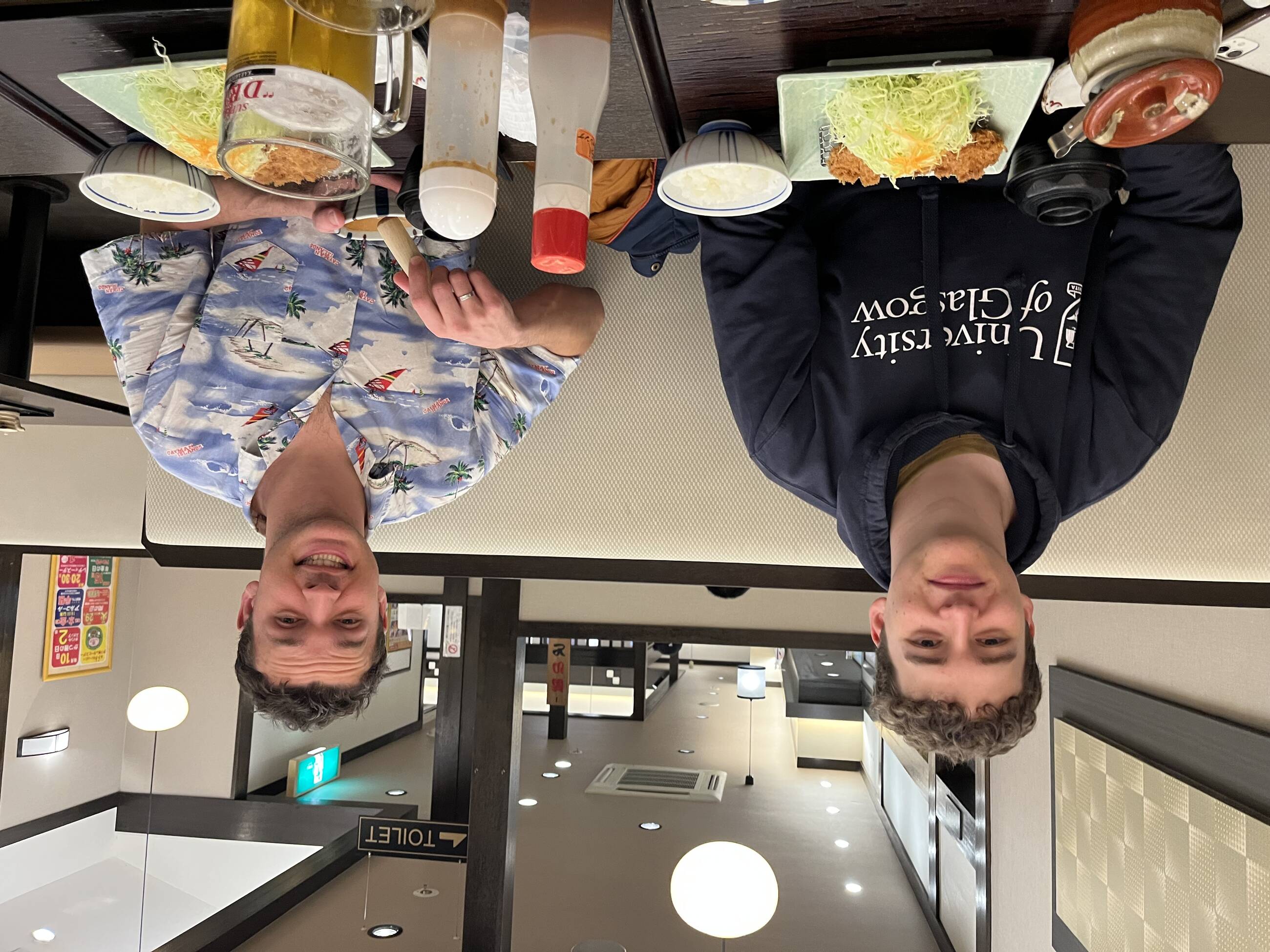 Last night with my roommates. We really had a great time and I hope to see them again.