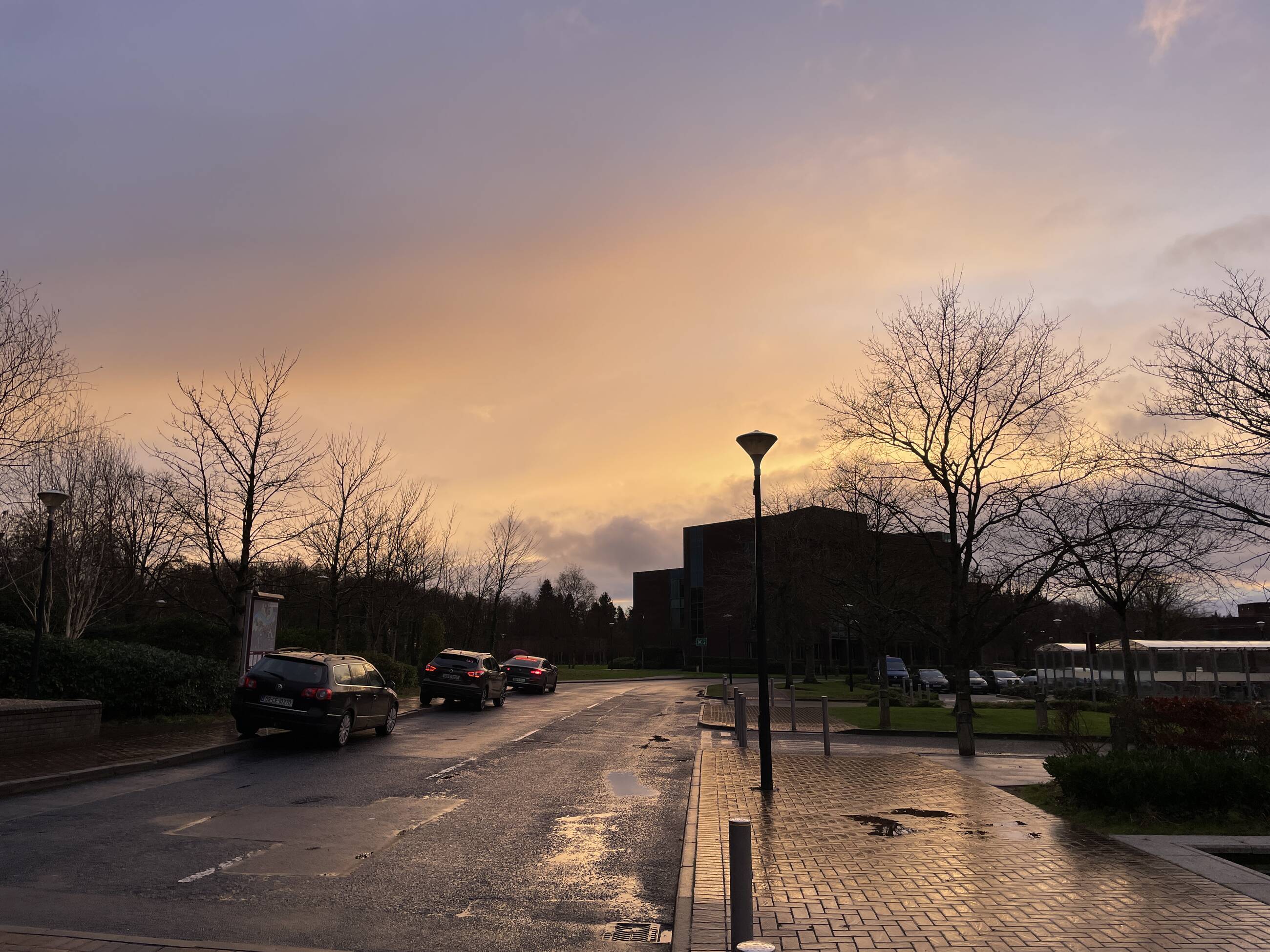 This is a nice shot I took of part of the UL Campus at sunset