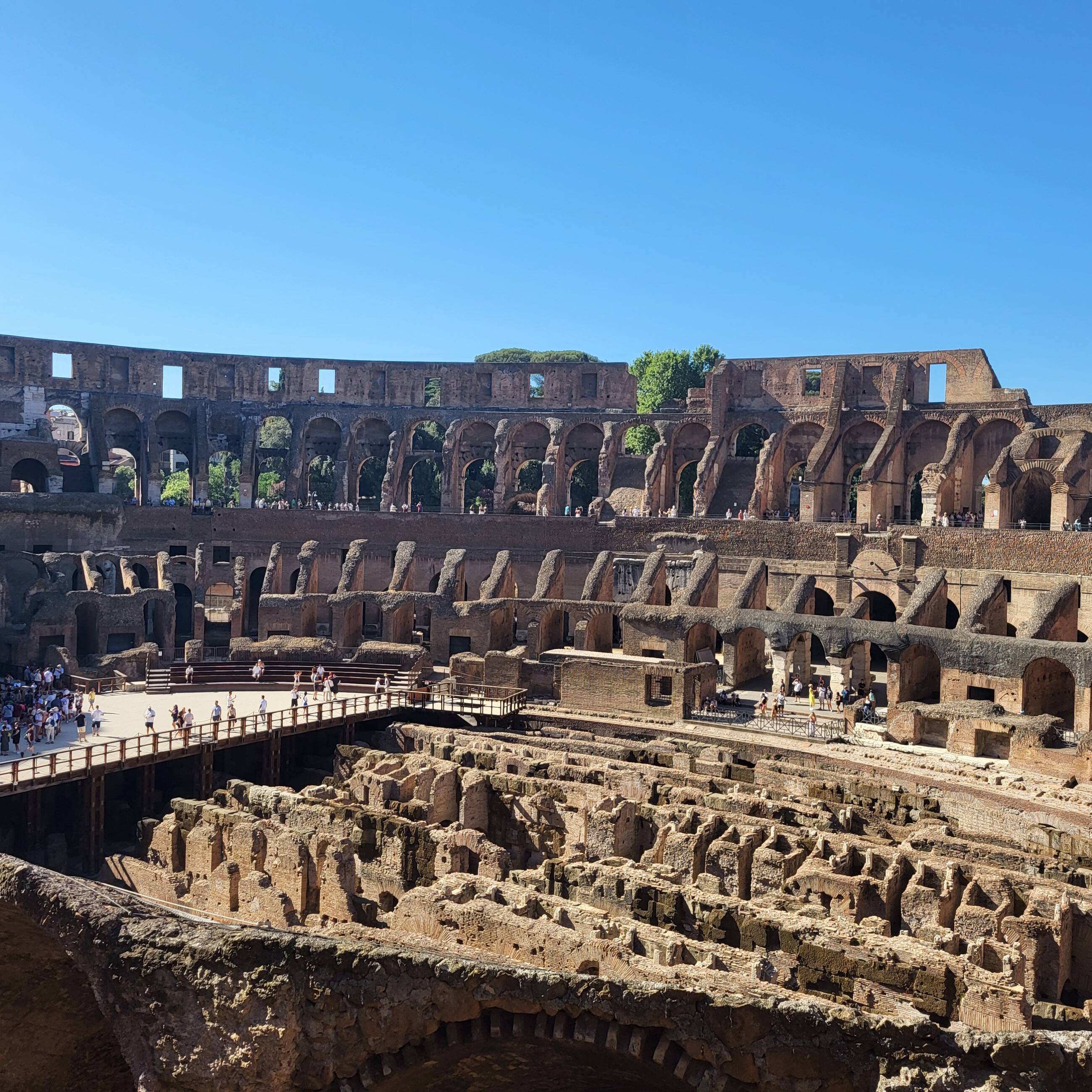 Fun day at the Coliseum