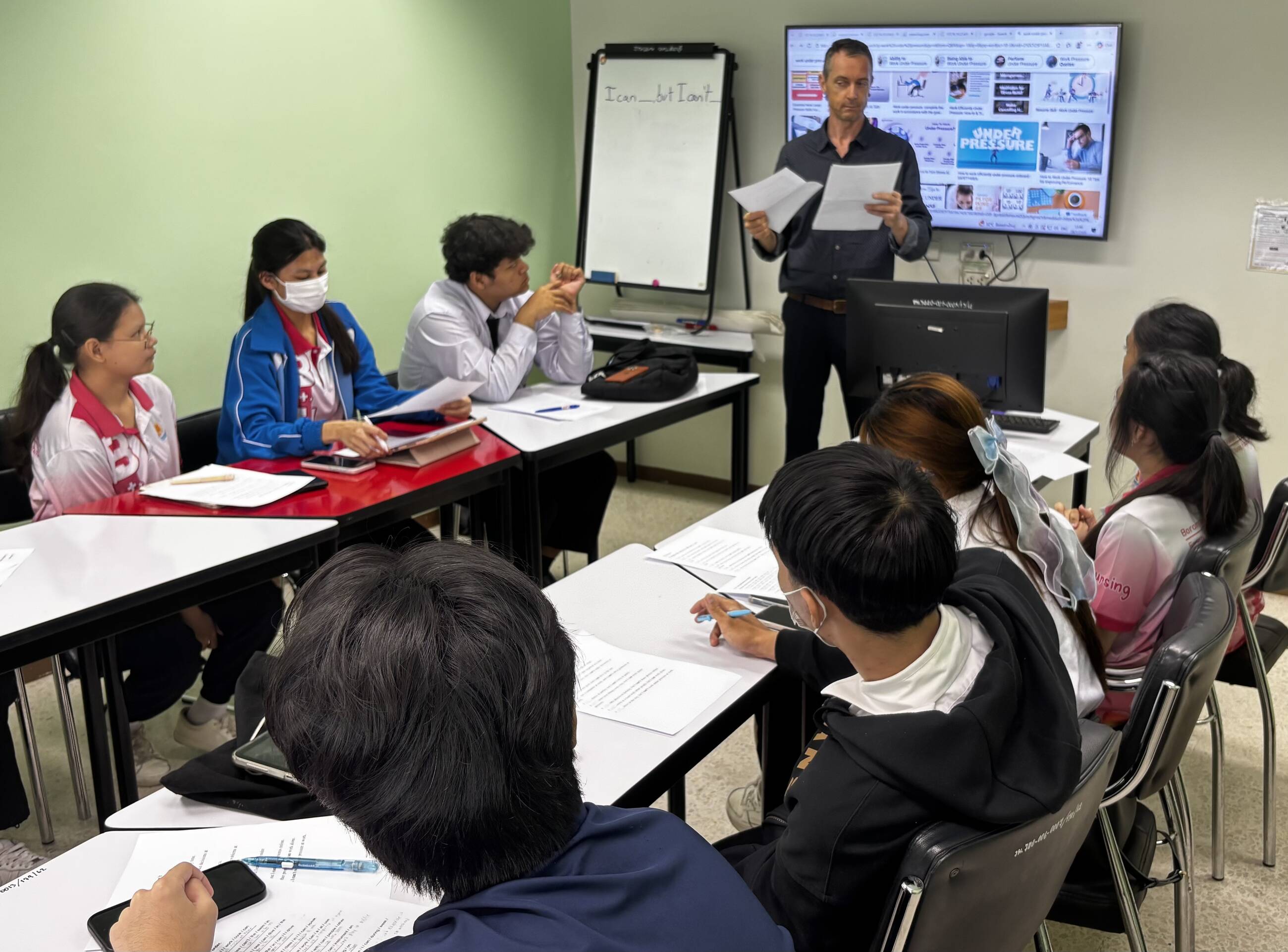 Teaching nursing candidates