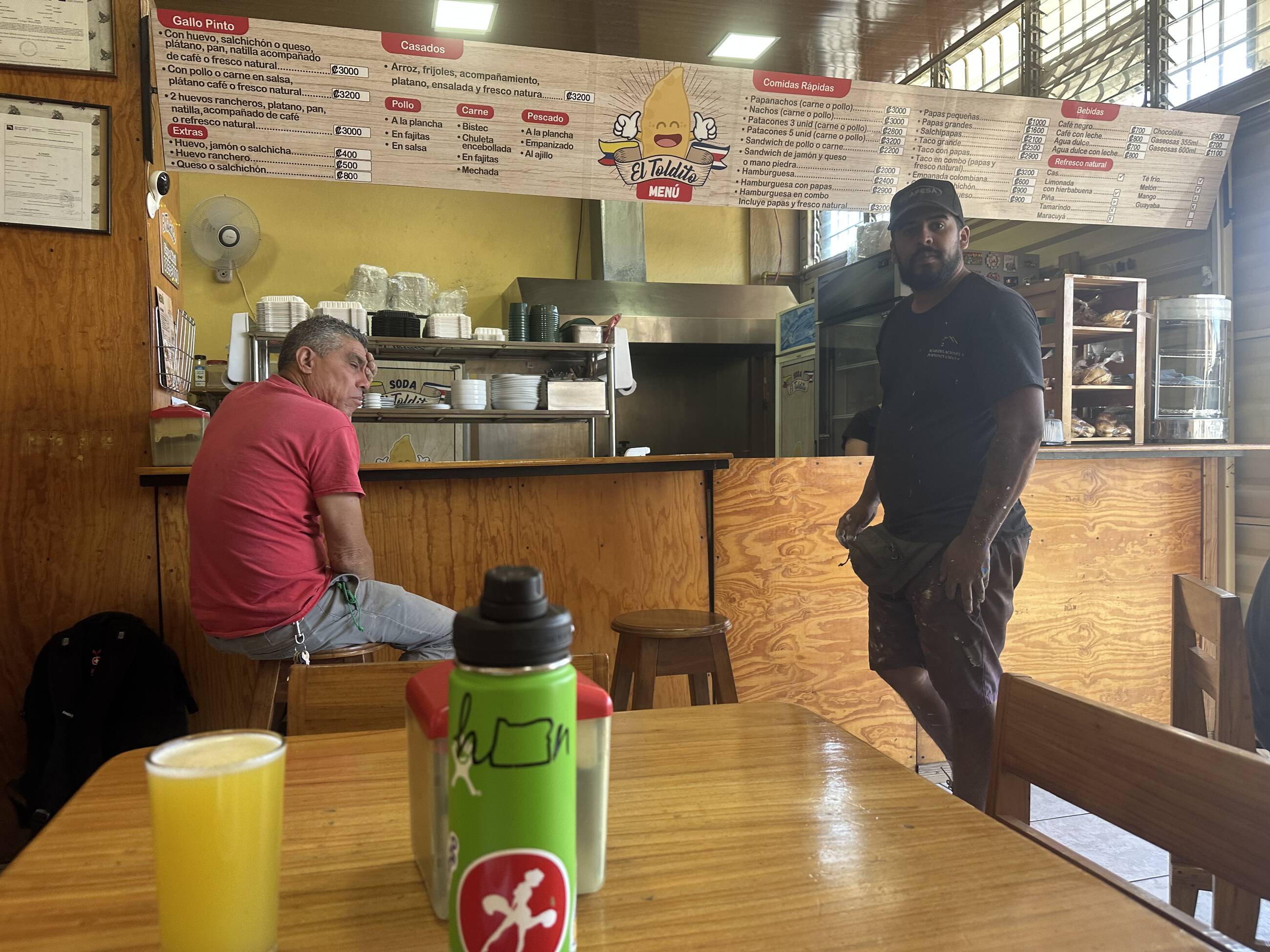Soda El Toldito, my favorite lunch spot
