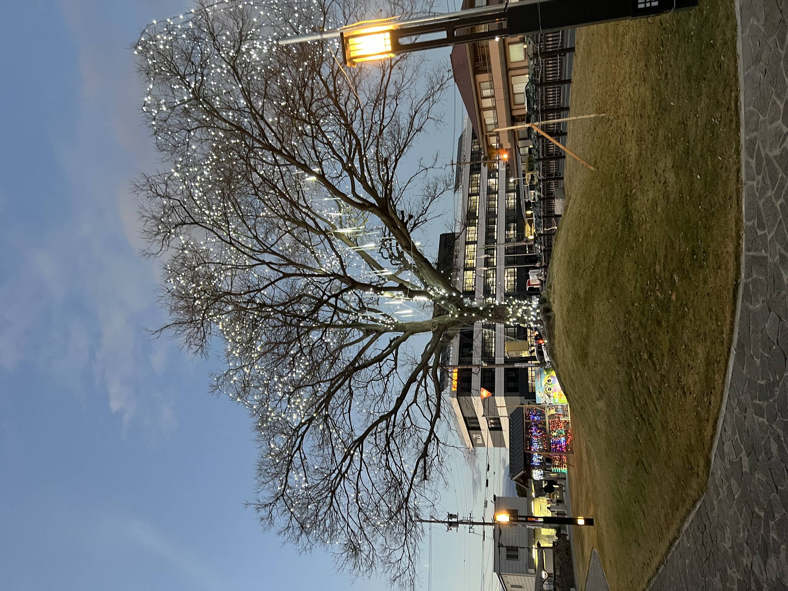 Town illumination sets the festive tone