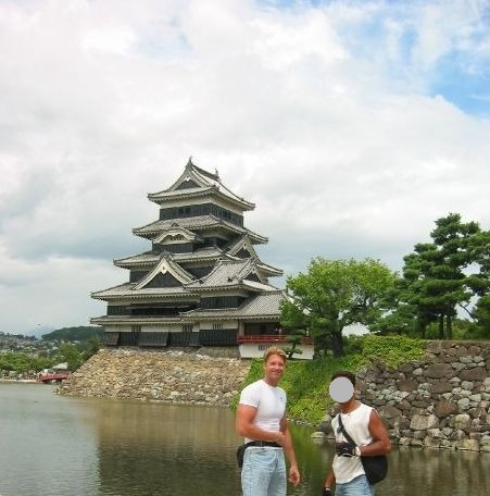 I love all the castles in Japan. This is Matsumoto Castle. Please ignore the fanny pack. 