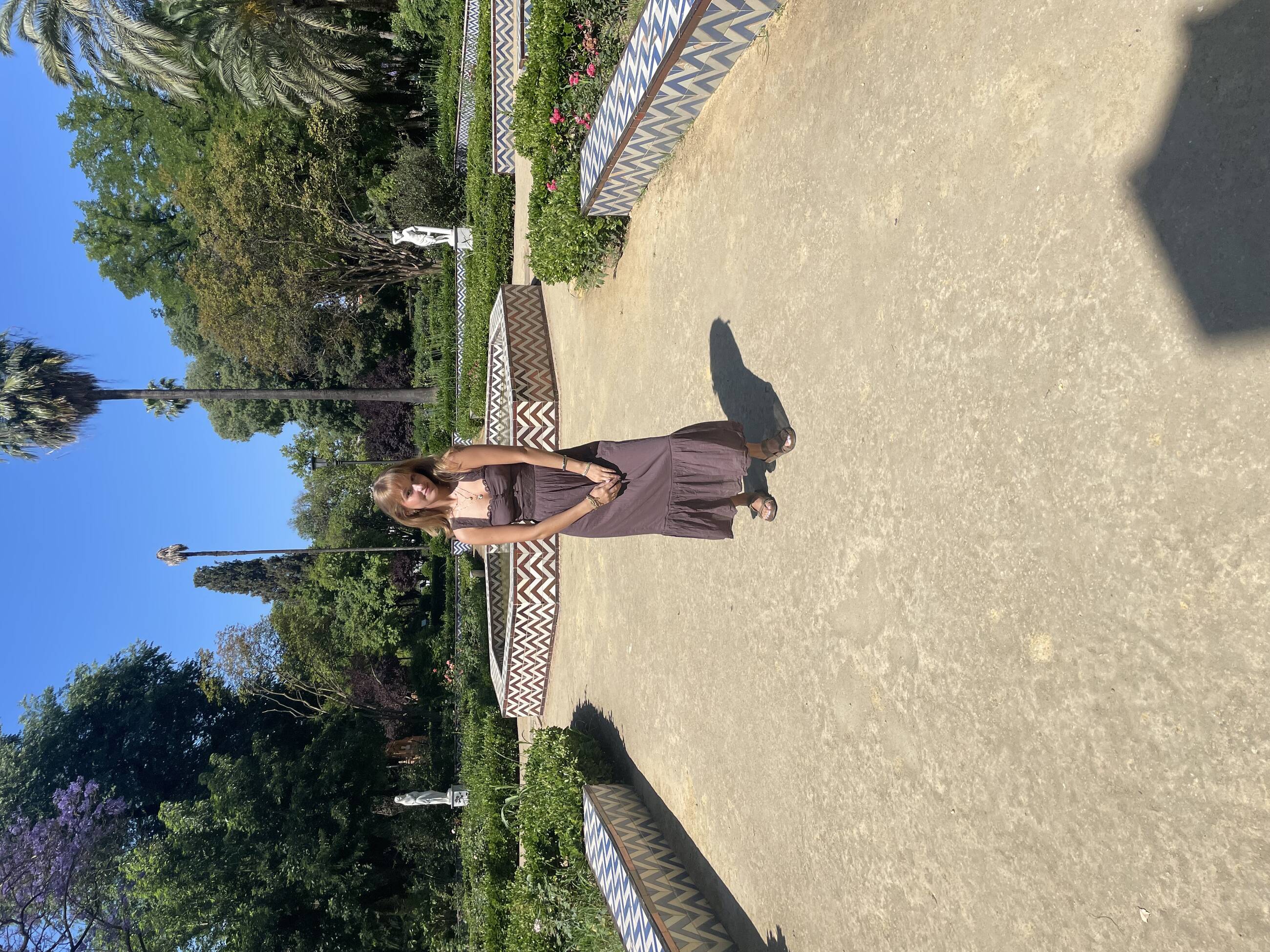 This is me at the Parque de María Luisa