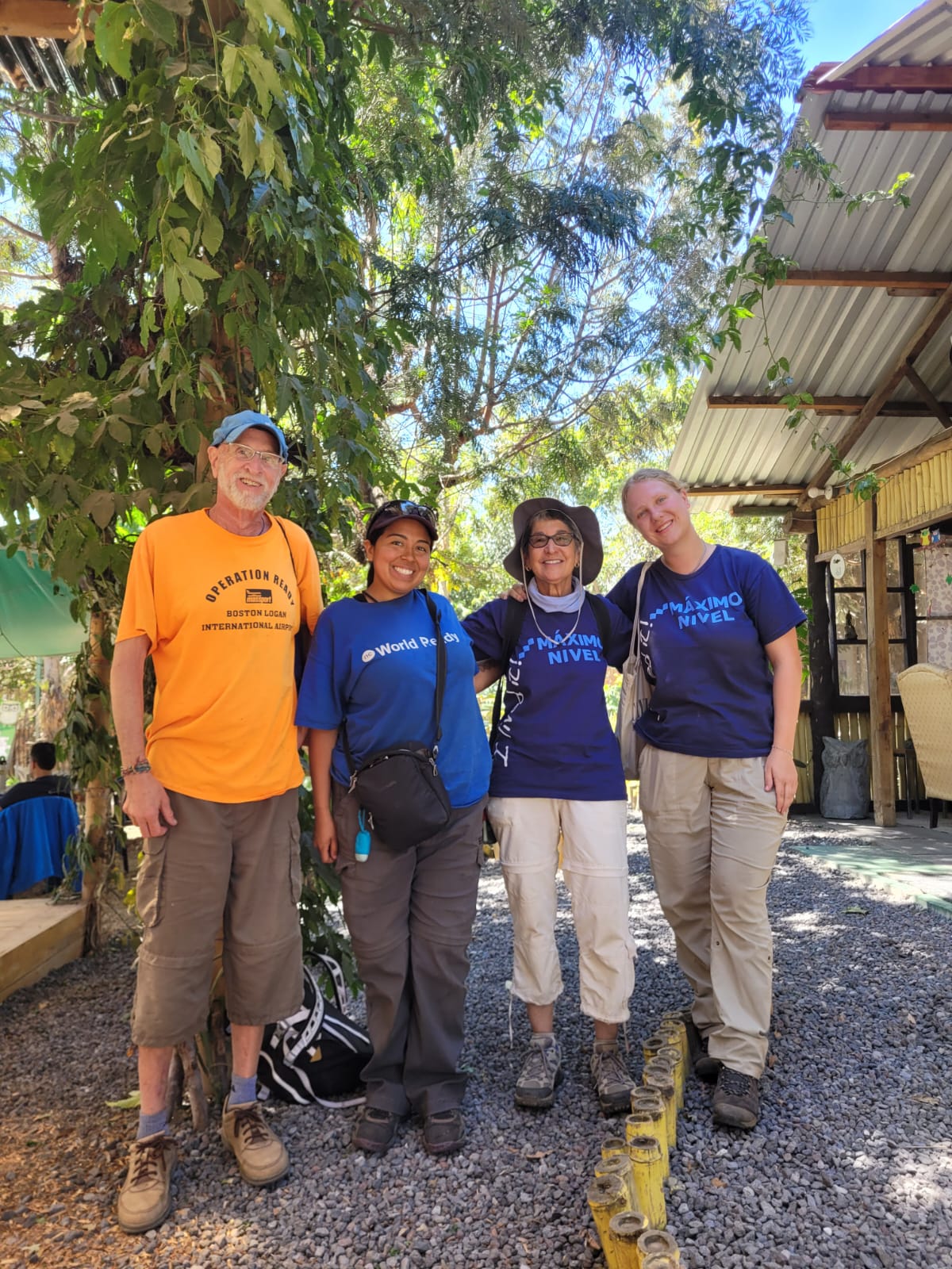 Age is buta number among fellow volunteers!