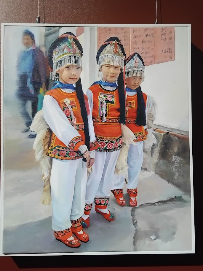 art gallery oil painting