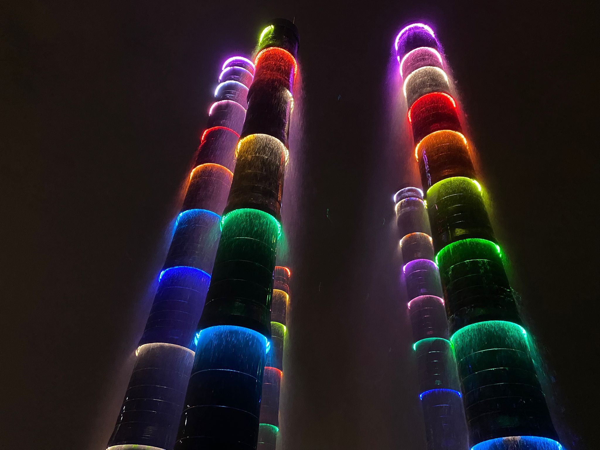 bamboo towers
