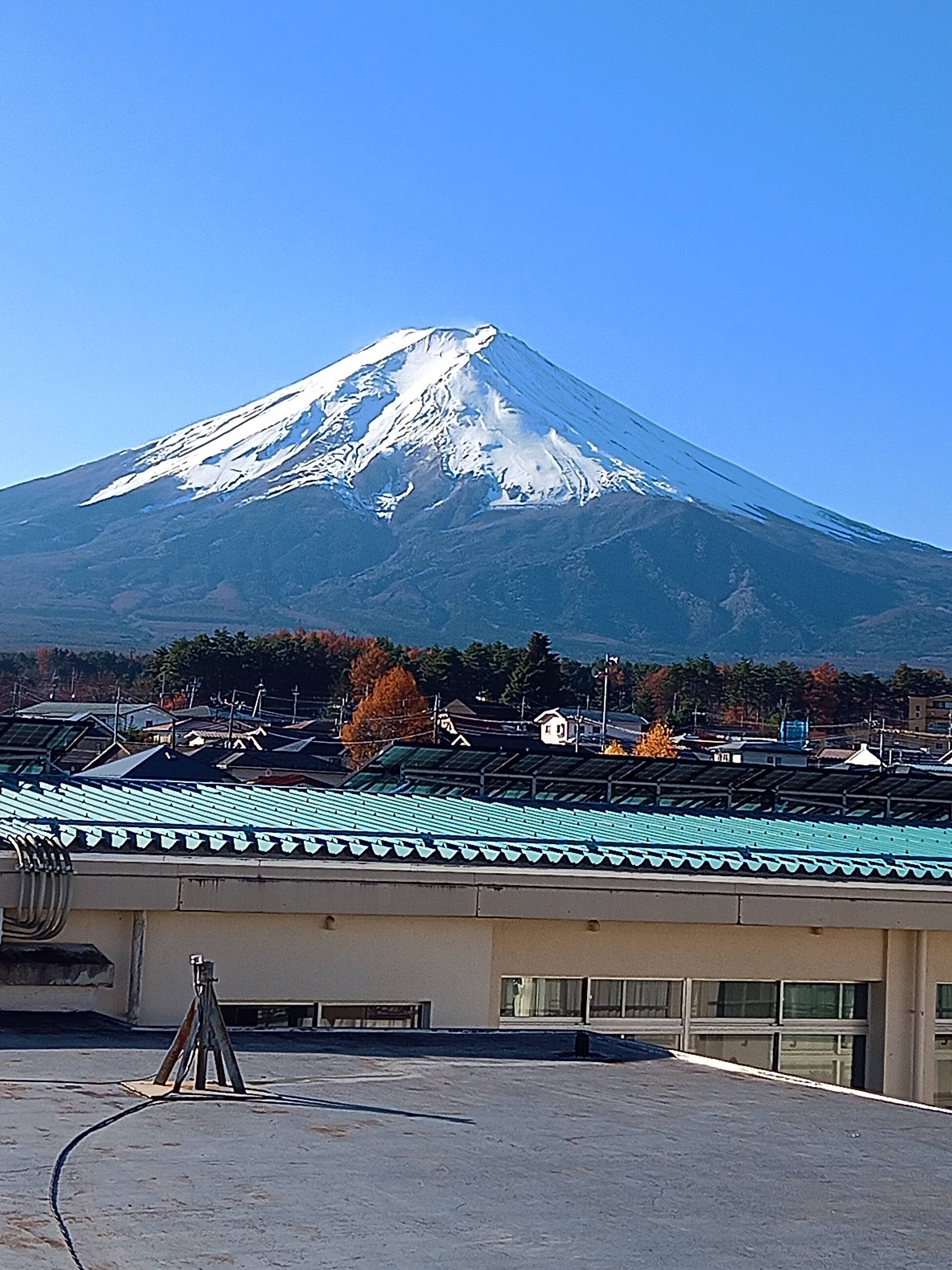 Mt Fuji from the school