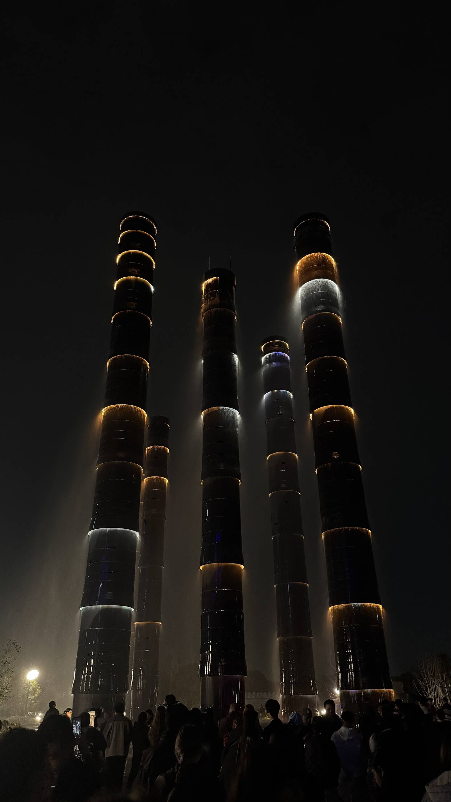 bamboo towers
