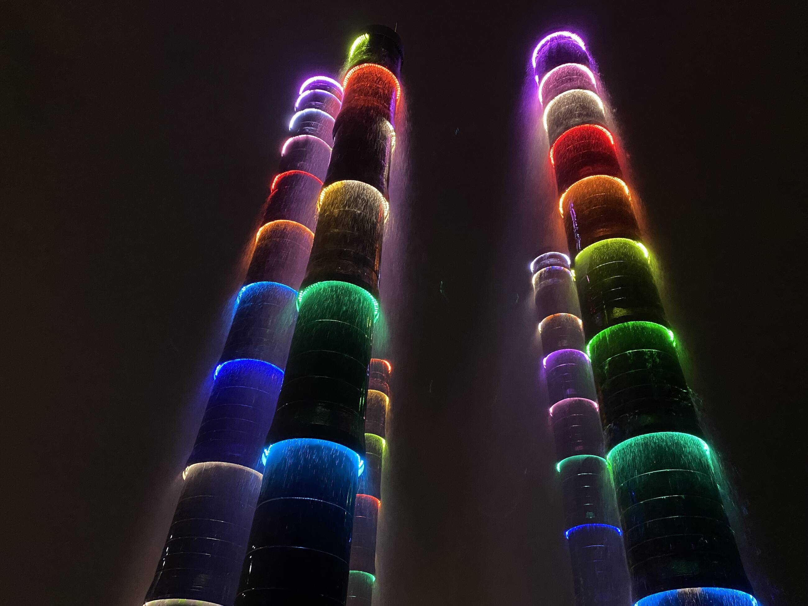 bamboo towers