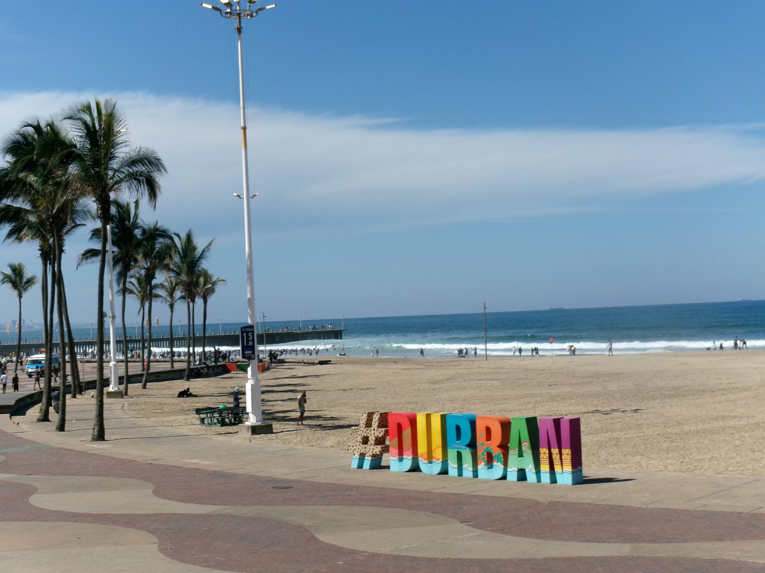 Durban South Beach sign