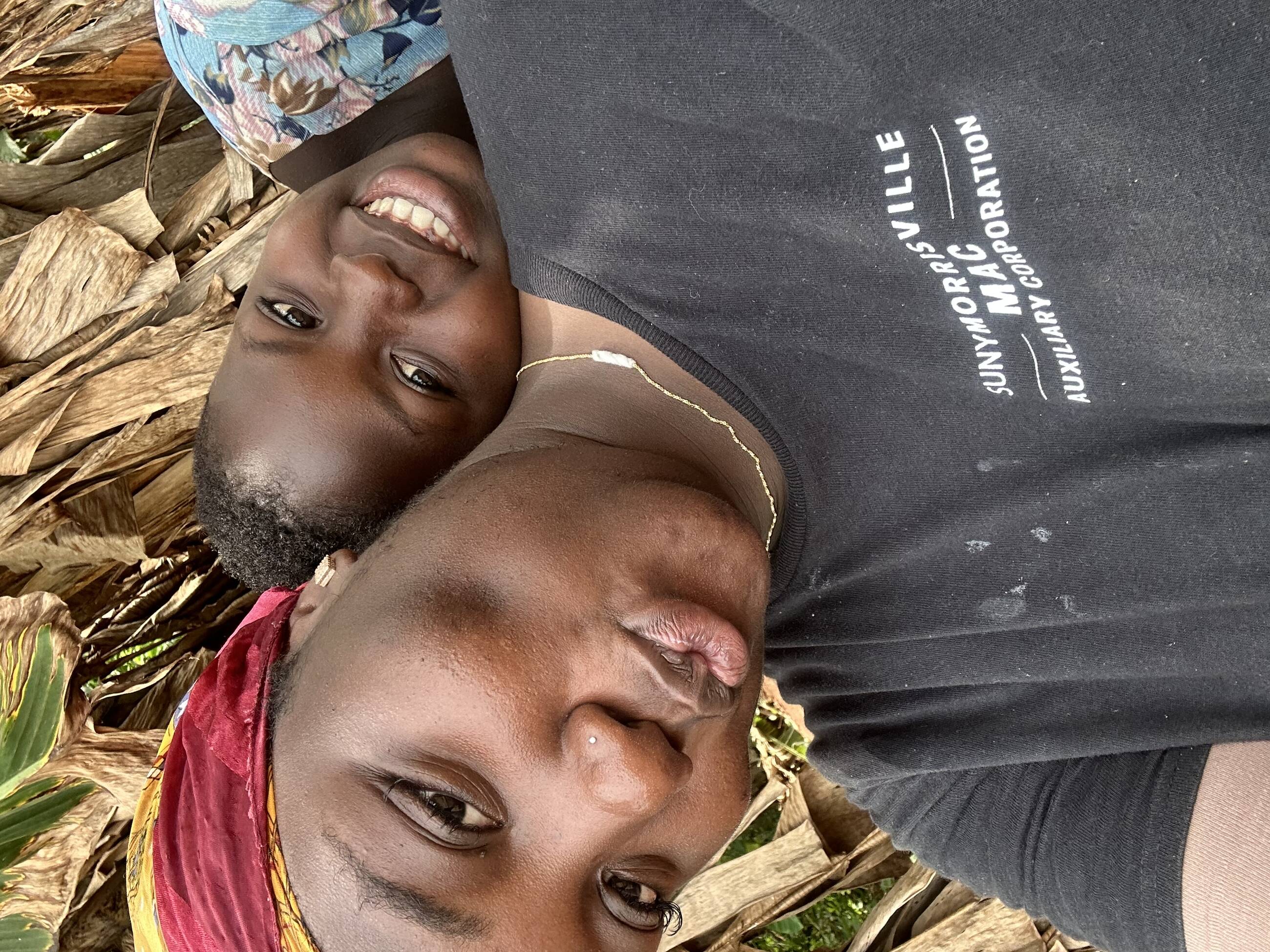 This child came up to me and said she wanted a selfie moment