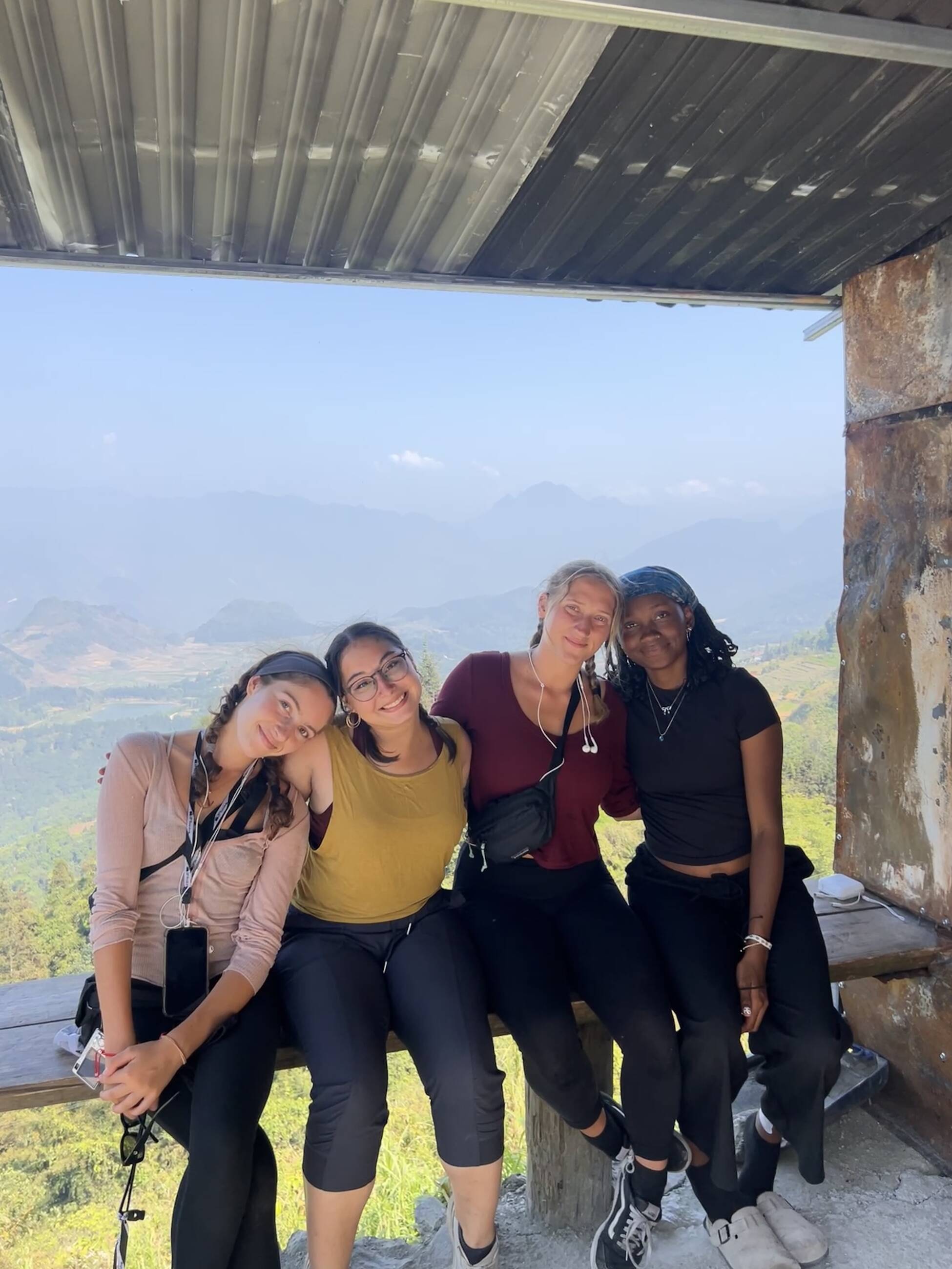 My friends and I on the Ha Giang Loop in Vietnam!