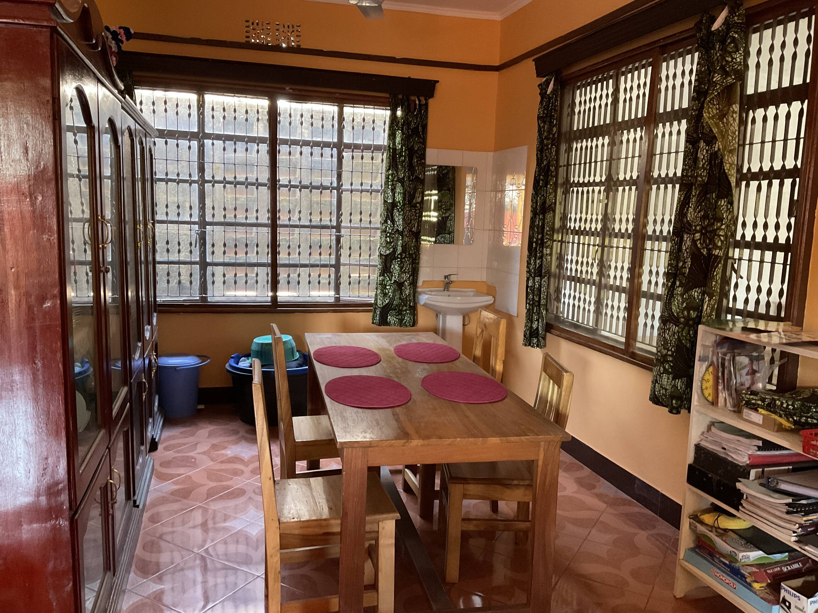 Volunteer dining area