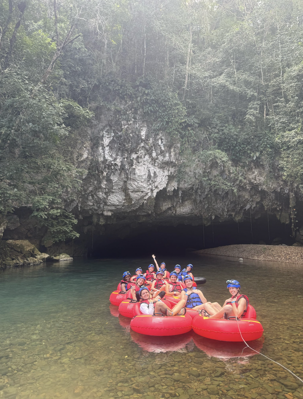 Tubing in the Mayan caves 