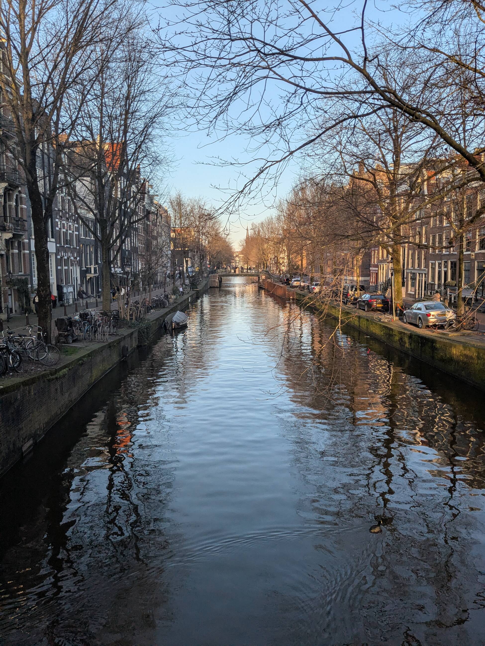 Canal on a rare sunny day