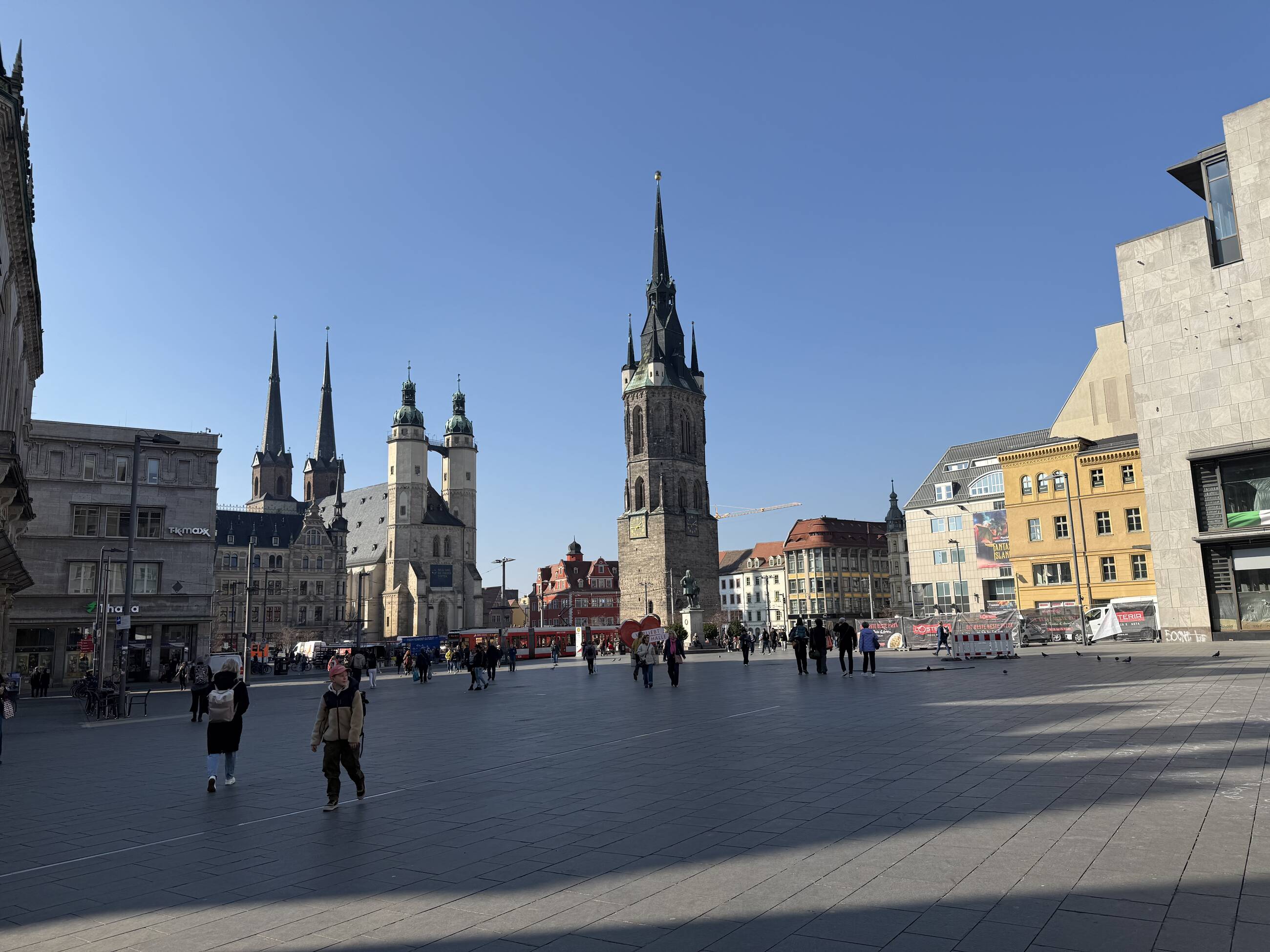 Marktplatz (old town main square, 3 min walk from the Center)