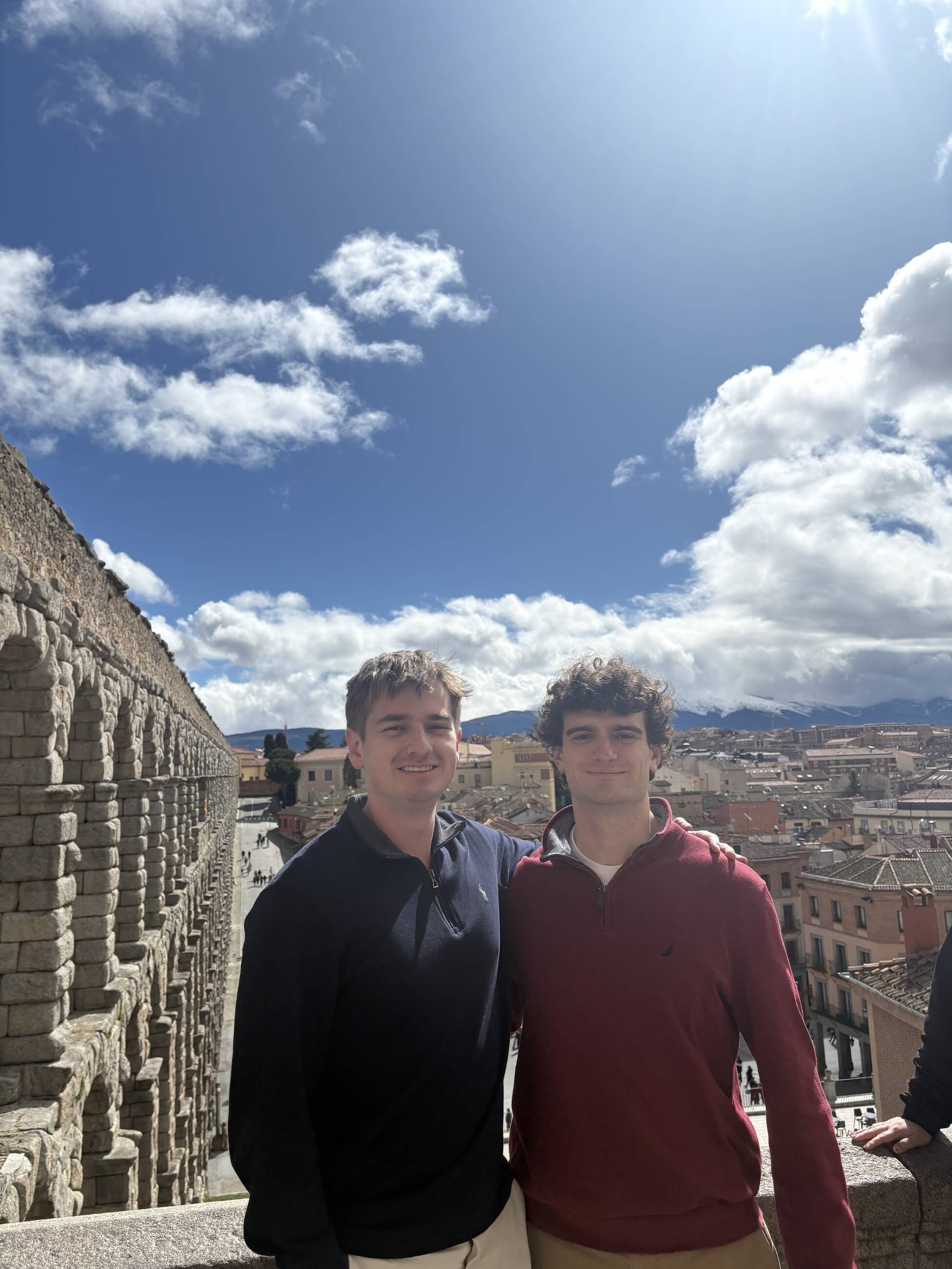 My friend & I on a day trip to Segovia