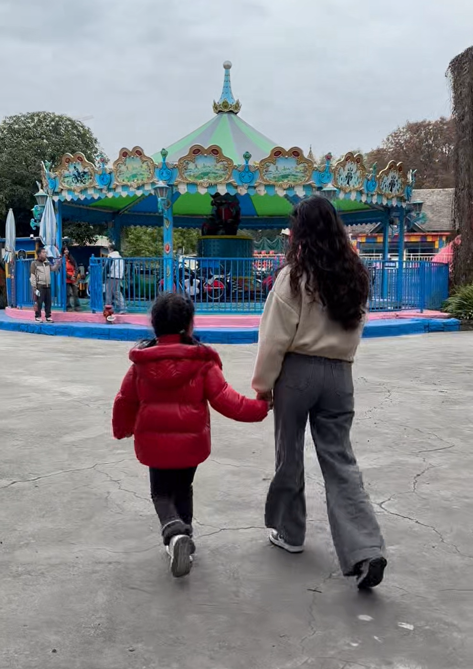 In the amusement park