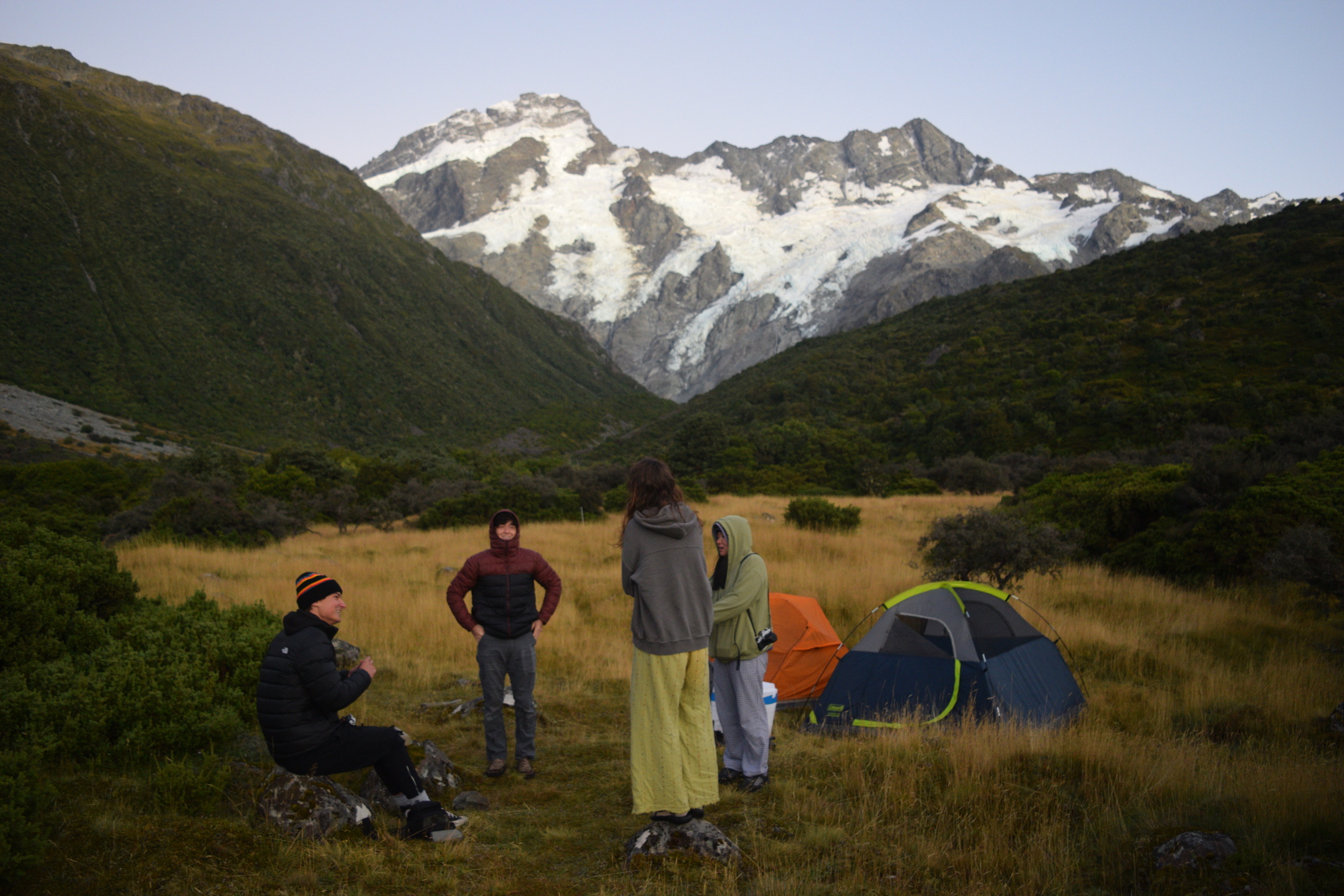 White Horse campsite at Mount Cook! 