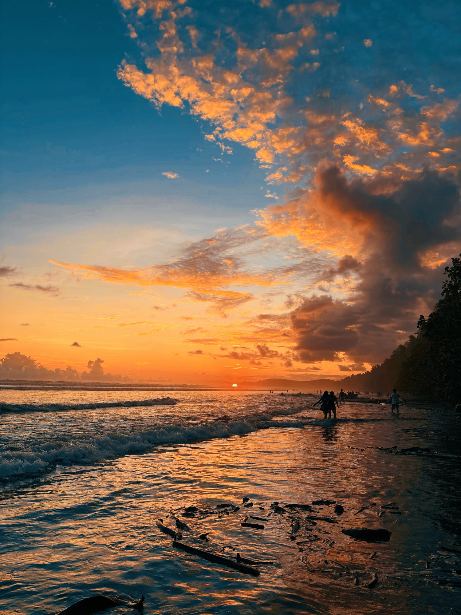 A sunset in Costa Rica