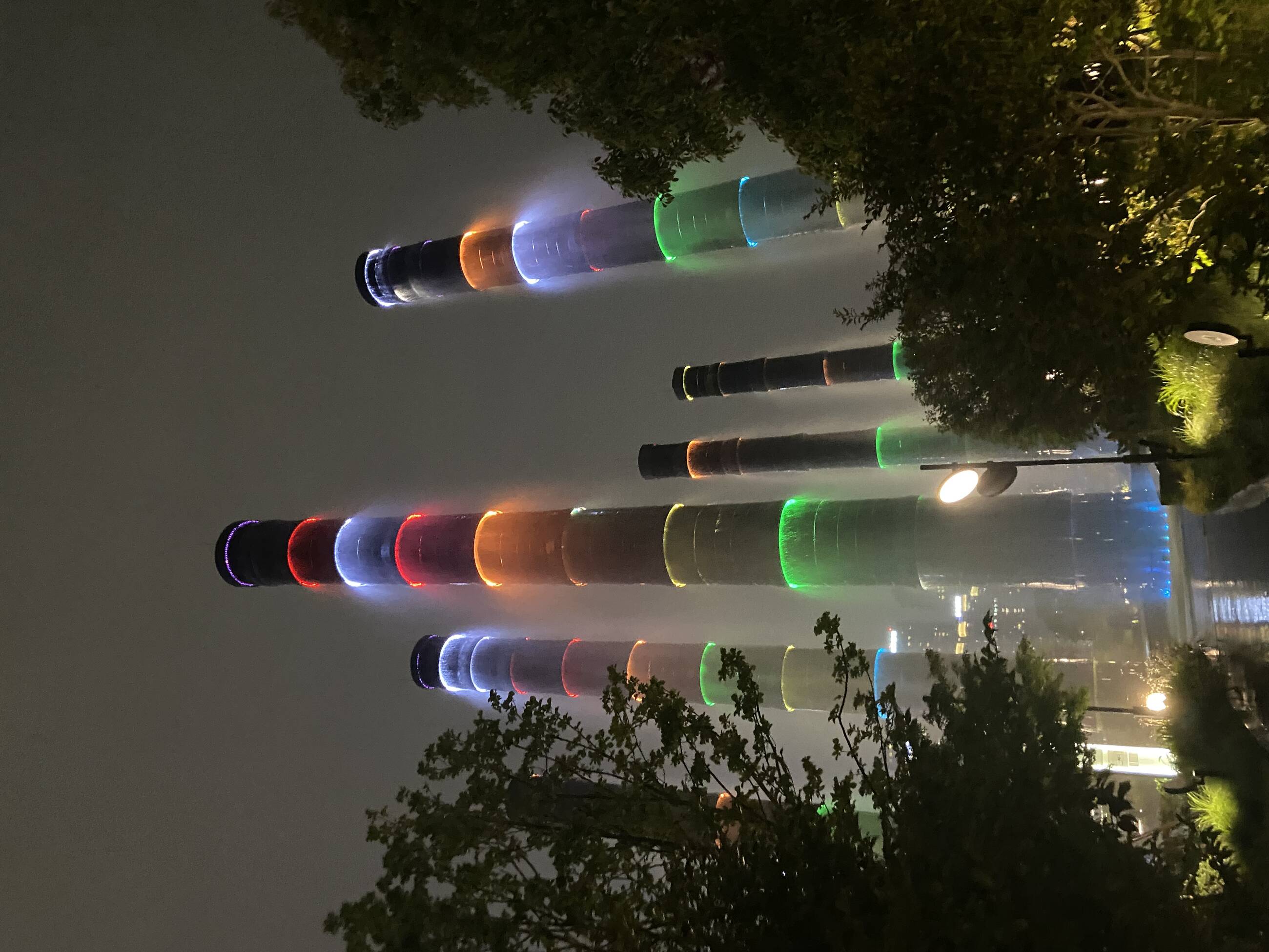 bamboo towers