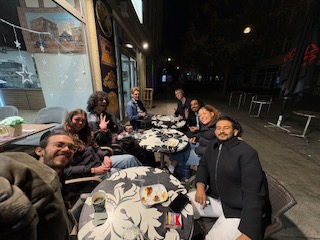 dessert with some new friends!