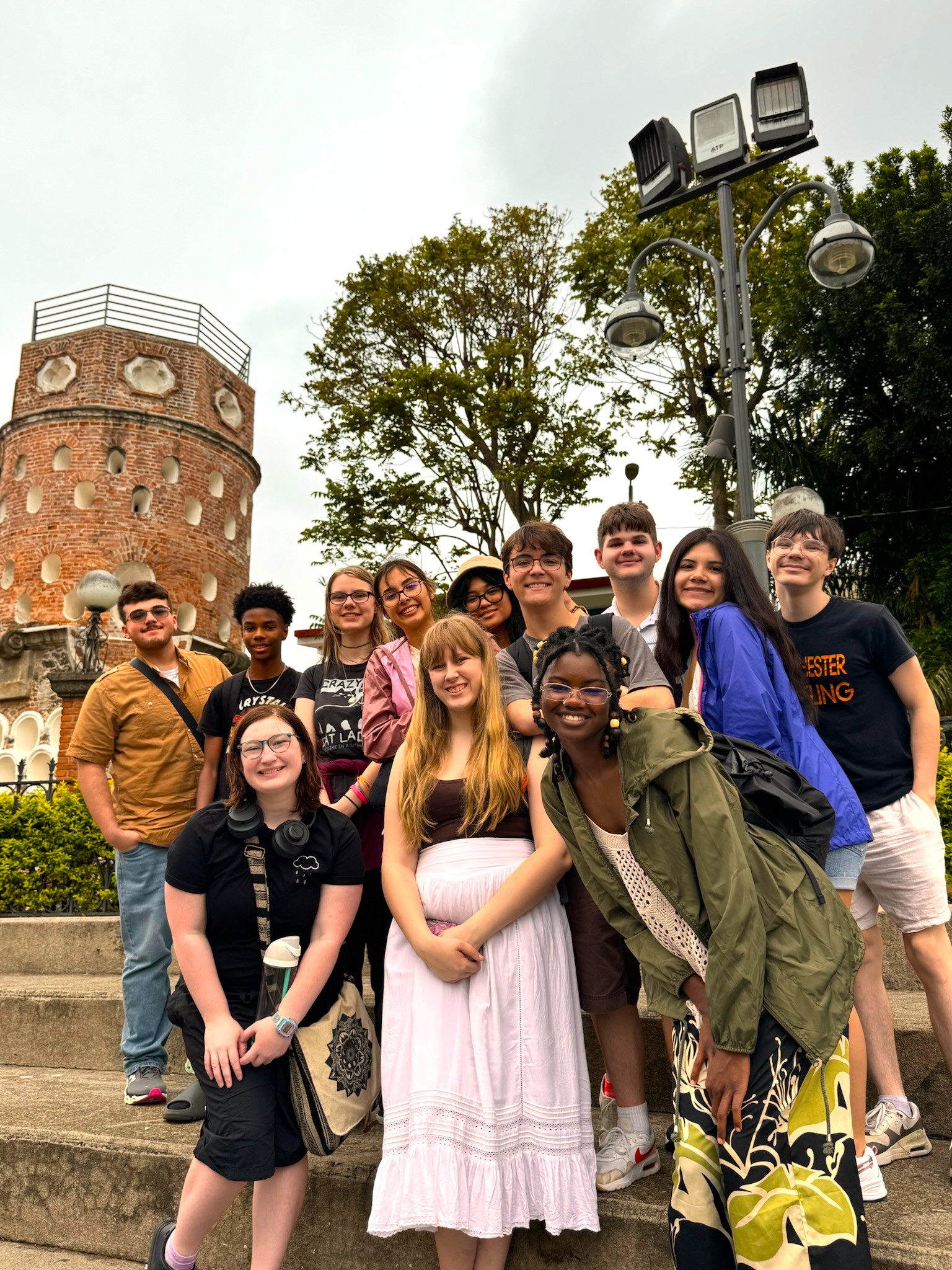 Exploring Heredia Monument 
